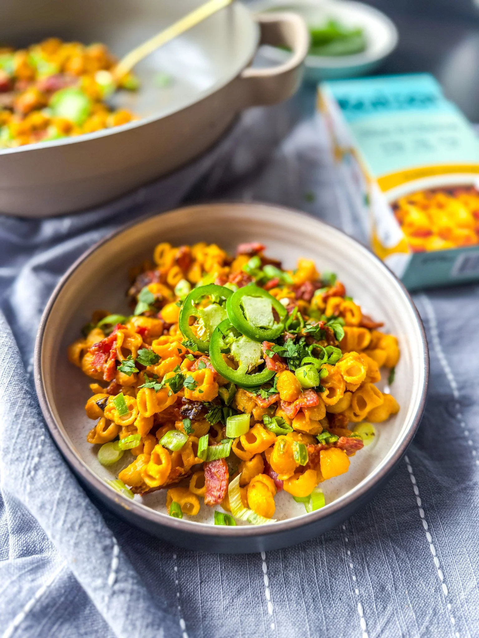 bacon jalapeno Mac and cheese