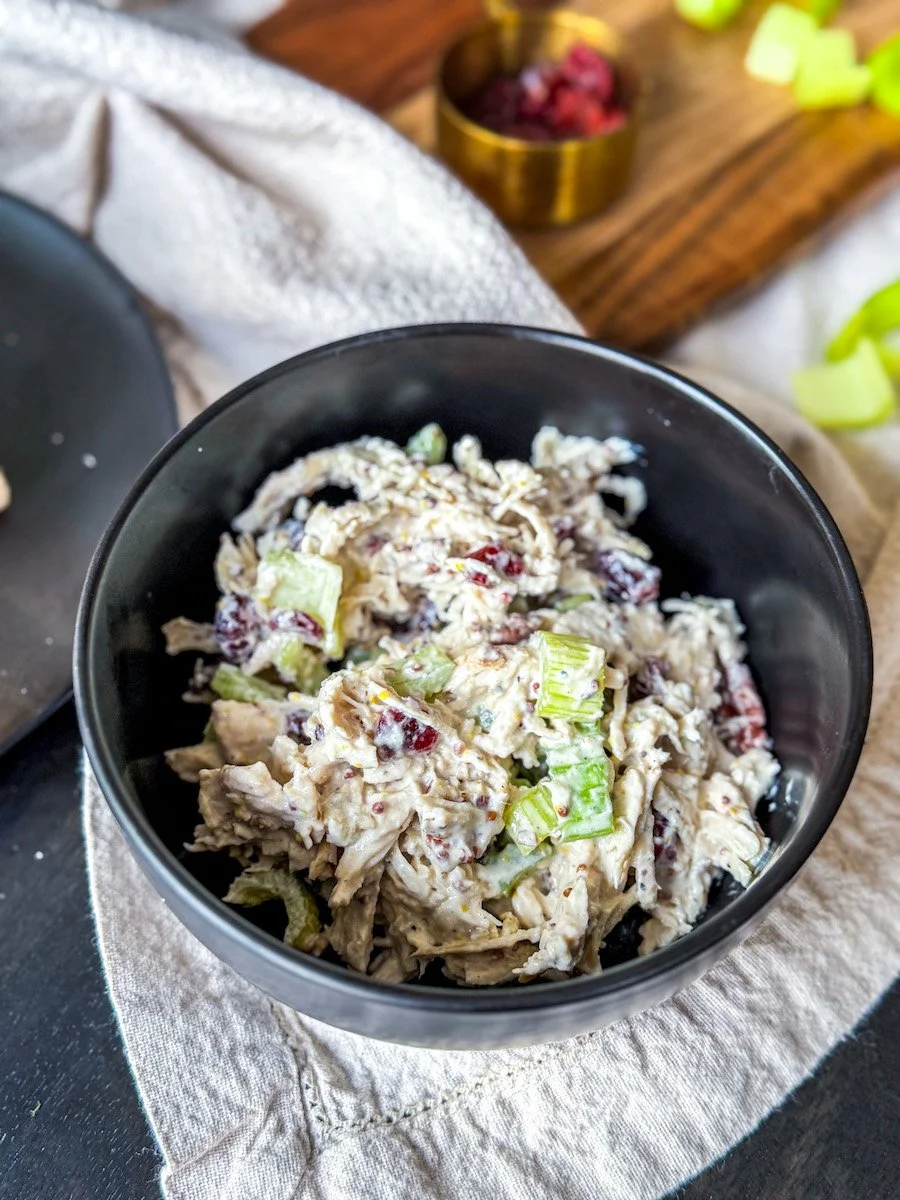 Copycat Trader Joe's Wine Country Chicken Salad — Protein Snack Queen
