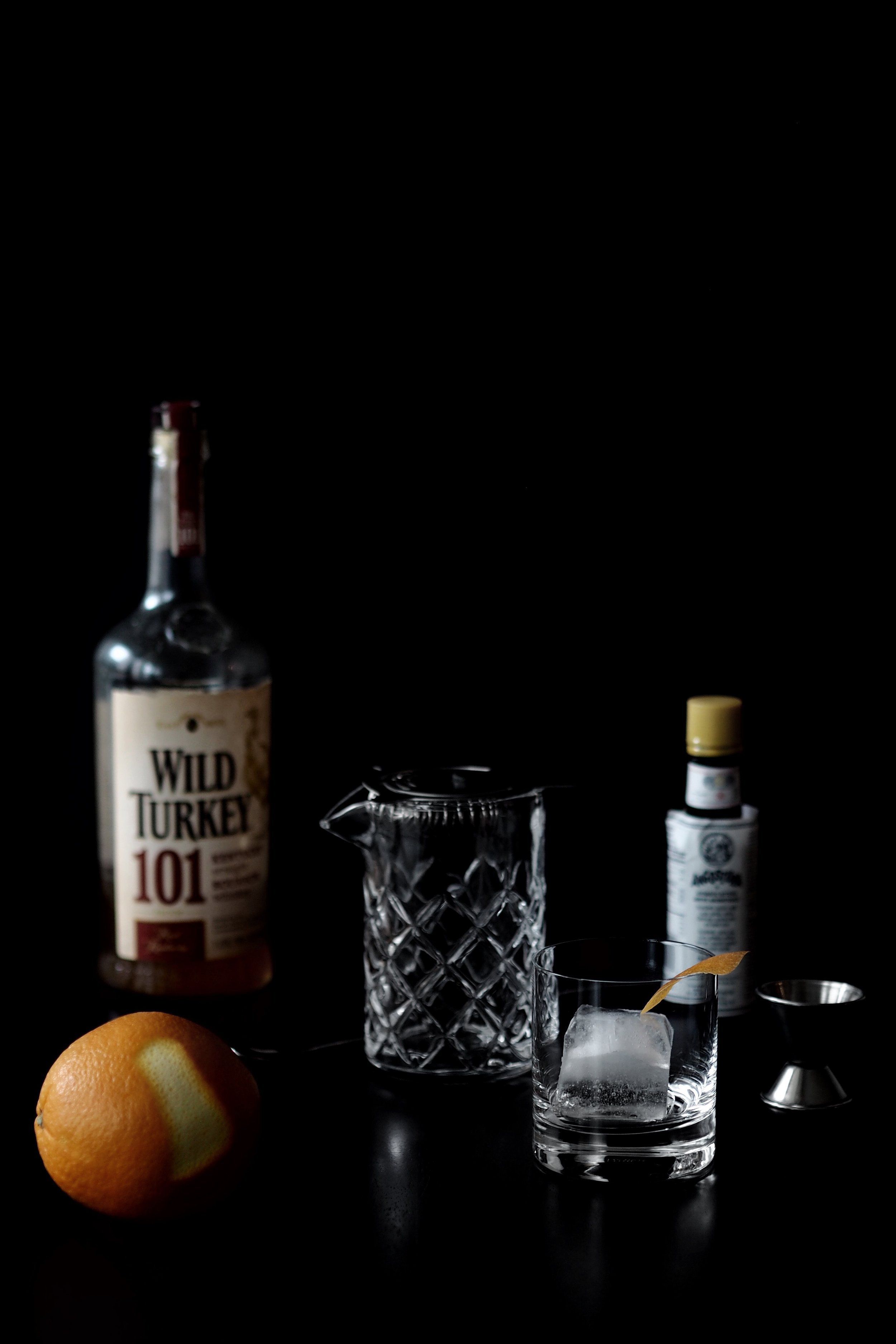 browned-butter old fashioned