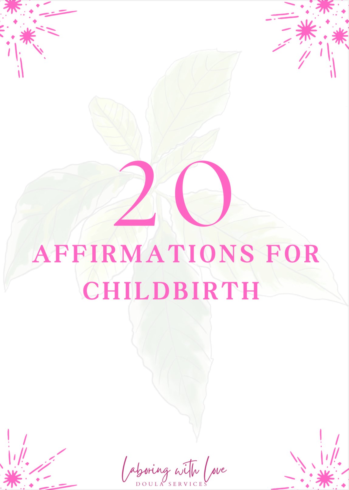 Birth Affirmation Cards