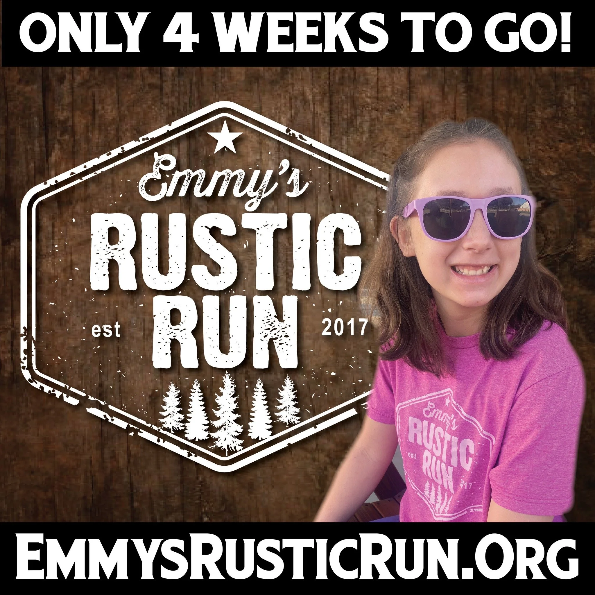 🍂 Let the countdown begin... we are just ONE month away from our 10th Emmy's Rustic Run! 🍂 emmysrusticrun.org/register