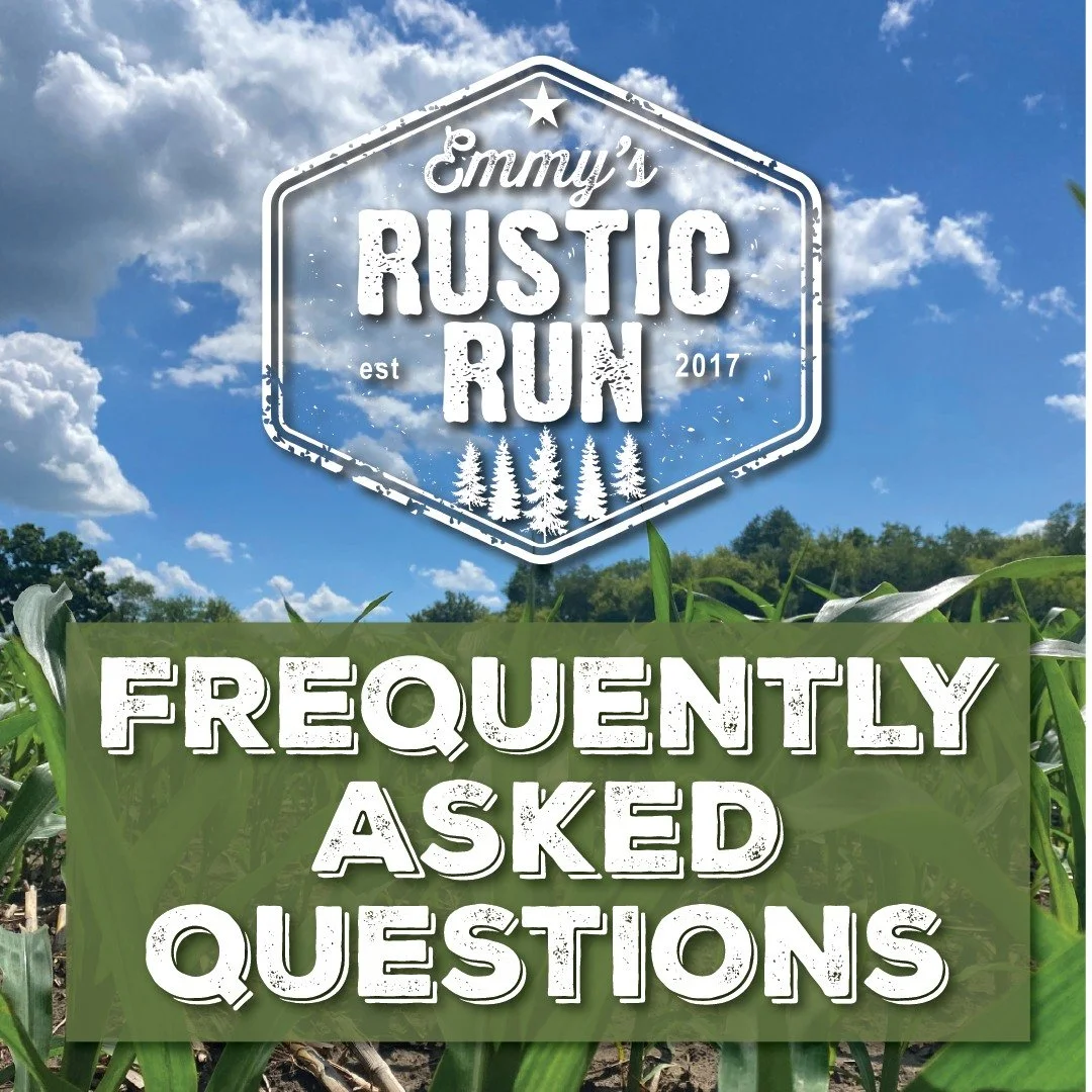 🍂 Wanting to know more about our event before signing up? 🍂  Here are some of our most commonly asked questions and answers. If you still have other things on your mind, don't hesitate to shoot us an email or drop a comment below! 

EmmysRusticRun@