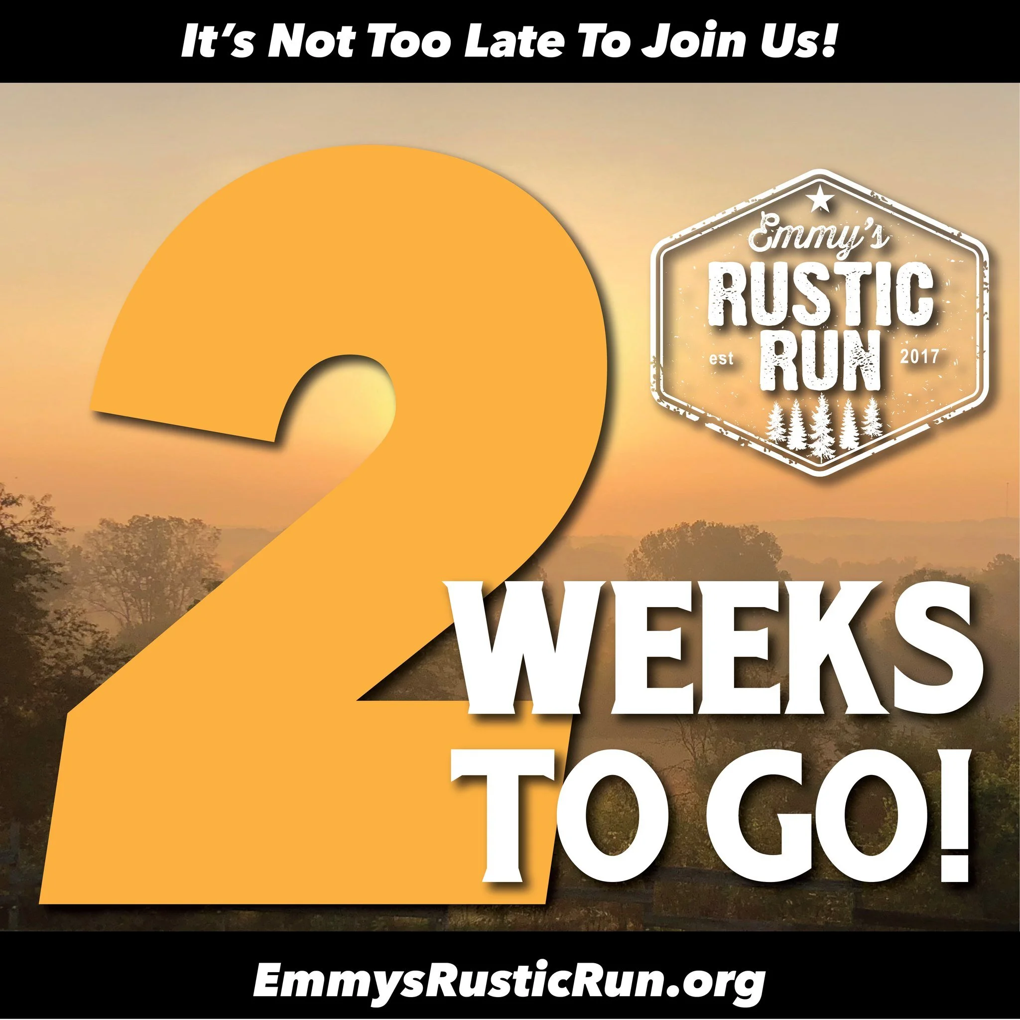 Two weeks and counting... who's getting excited? 🙋&zwj;♀️ 

🍂 EmmysRusticRun.org 🍂

 #TrailRunning #run #fallfunrun #atchildrensproject #ATCP #EmmysRusticRun #hopeiswhereitsat #ATChildrensProject #FortAtkinson #Wisconsin #walkinthewoods #ataxiatel