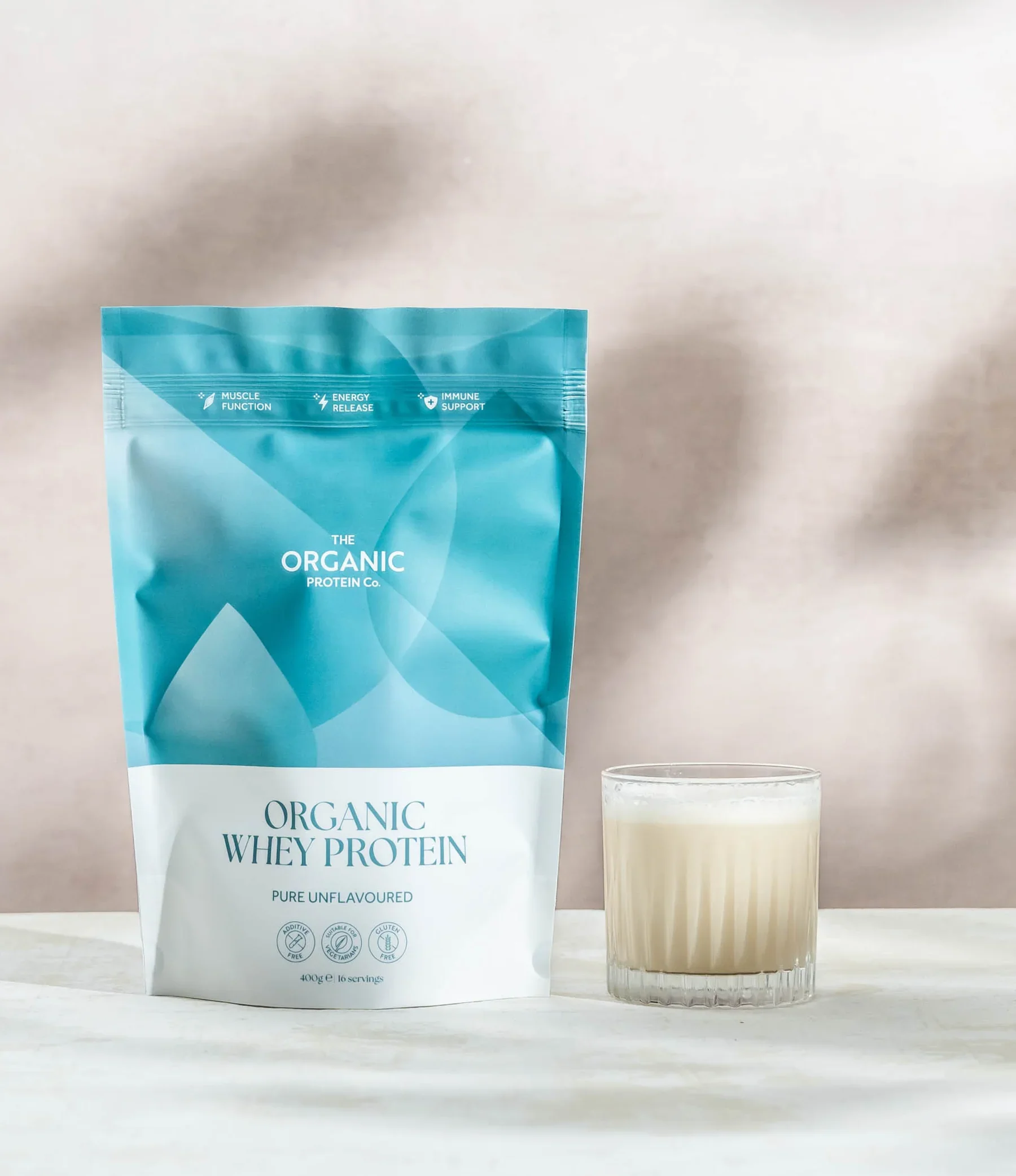 The Organic Protein Co. Organic Pure Unflavoured Whey Protein 400g
