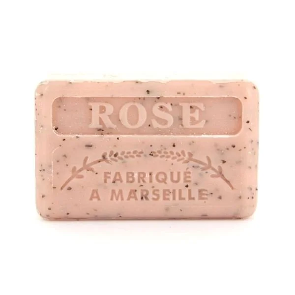 Savon De Marseille Crushed Rose Soap 125g