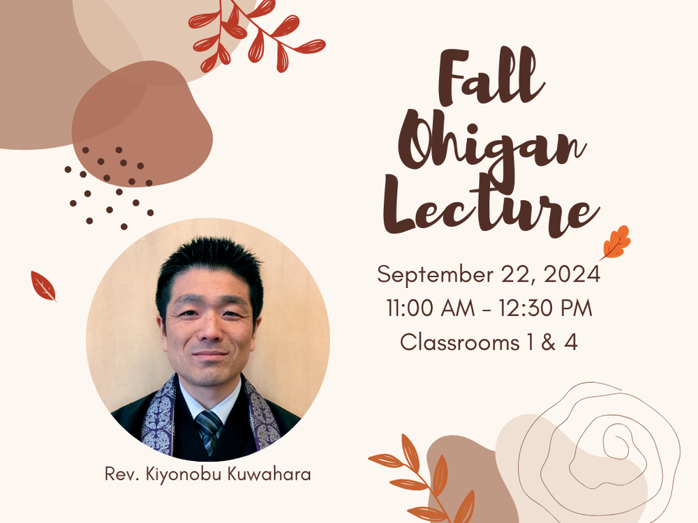 Fall Ohigan News — Buddhist Church of Sacramento