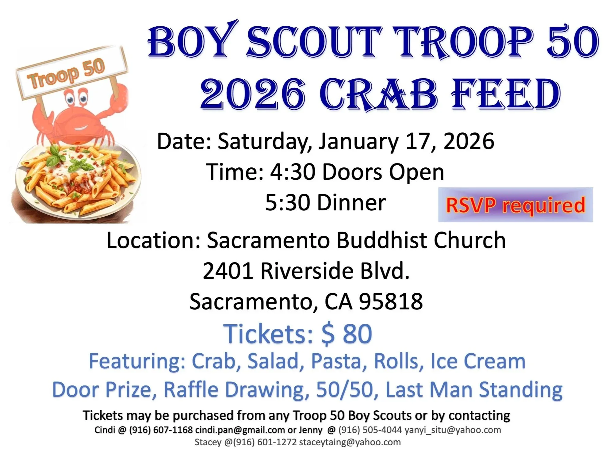 Troop 50 Crab Feed