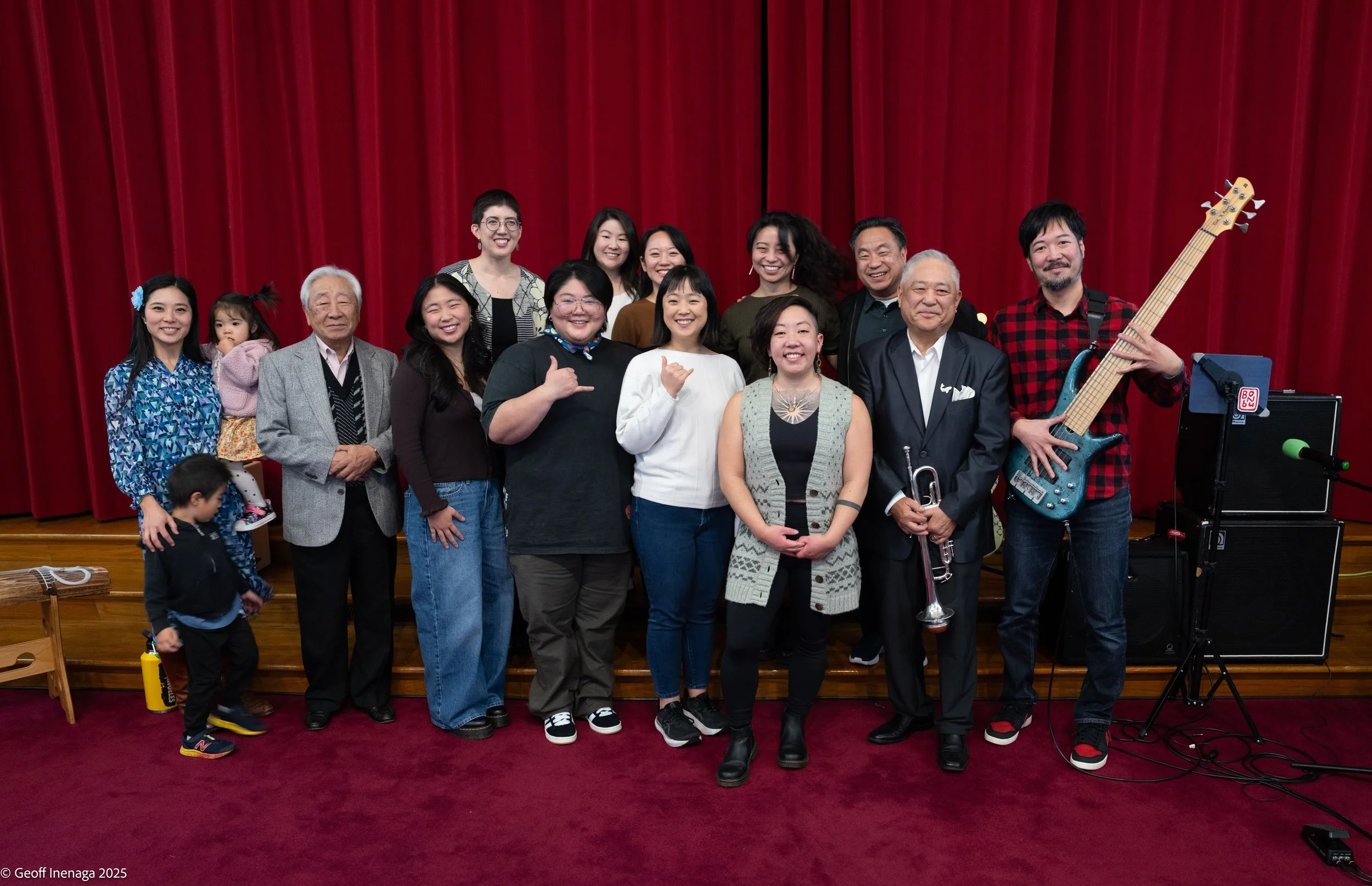  Back:&nbsp; Sydney Shiroyama, Emily Imazumi, Lisa Orpilla, Vicky Zhang, Koichi Mizushima. Front:&nbsp; Tomomi Angelica Emori, Henry Mizushima, Ellie Mizushima, Miharu Okamura, Miko Shudo, Kendall Tani, Brian Hatano, Rev Yuki Sugahara. 