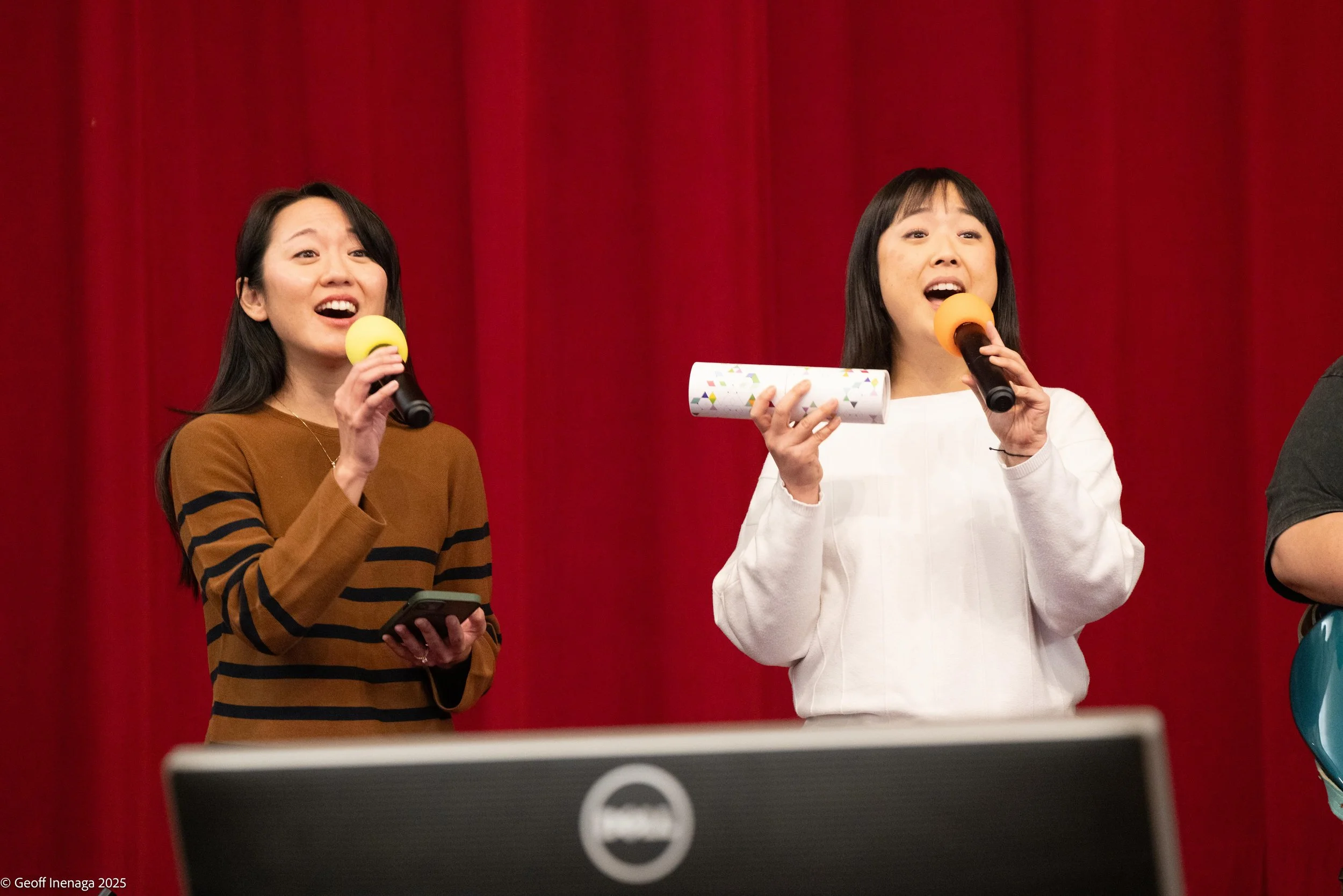  Lisa Orpilla from the group Cherry Blossomz and Miko Shudo with Bonbu Stories. 