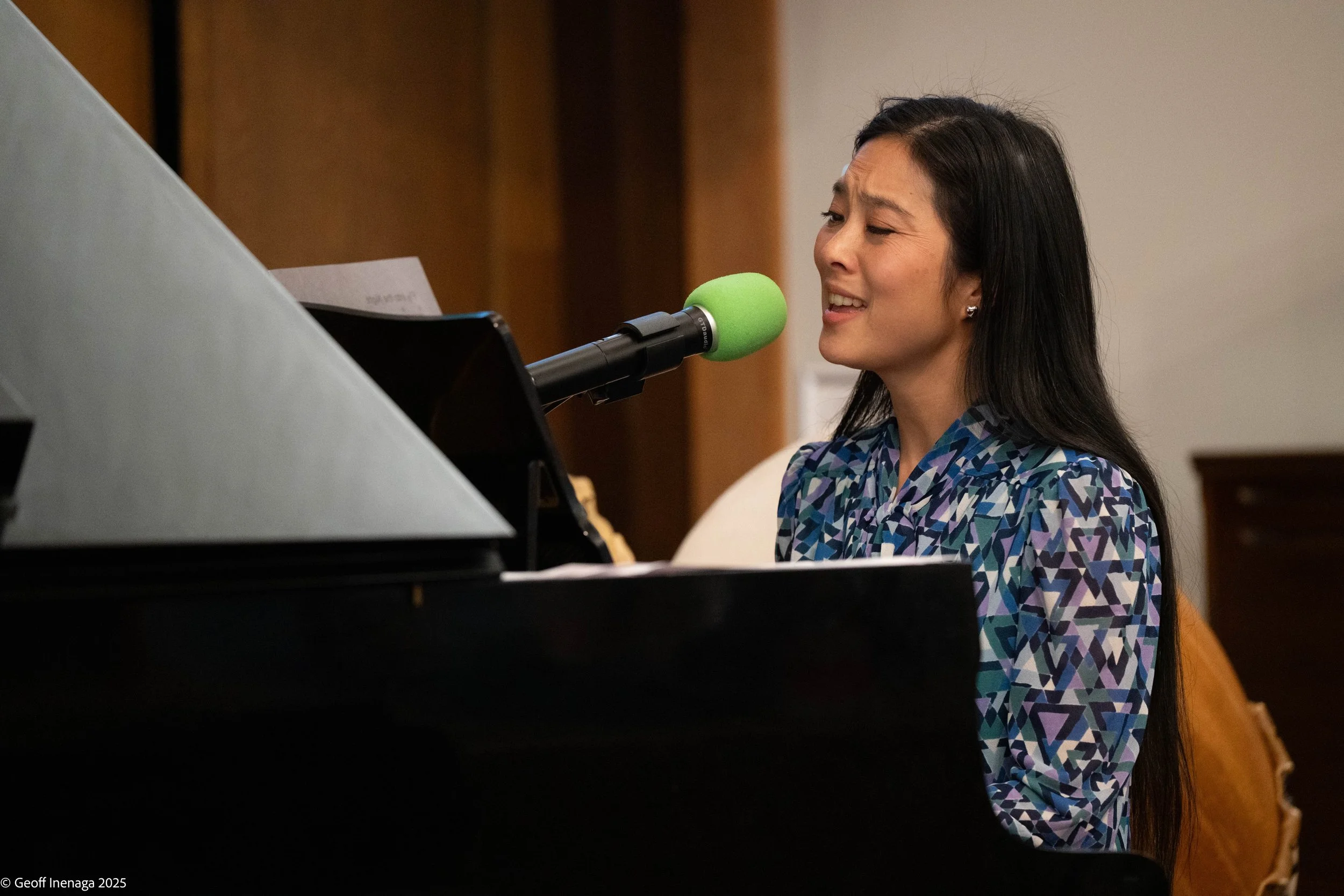  Tomomi Angelica Emori performs “Lost, I Miss You,” in memory of her late grandmother. 