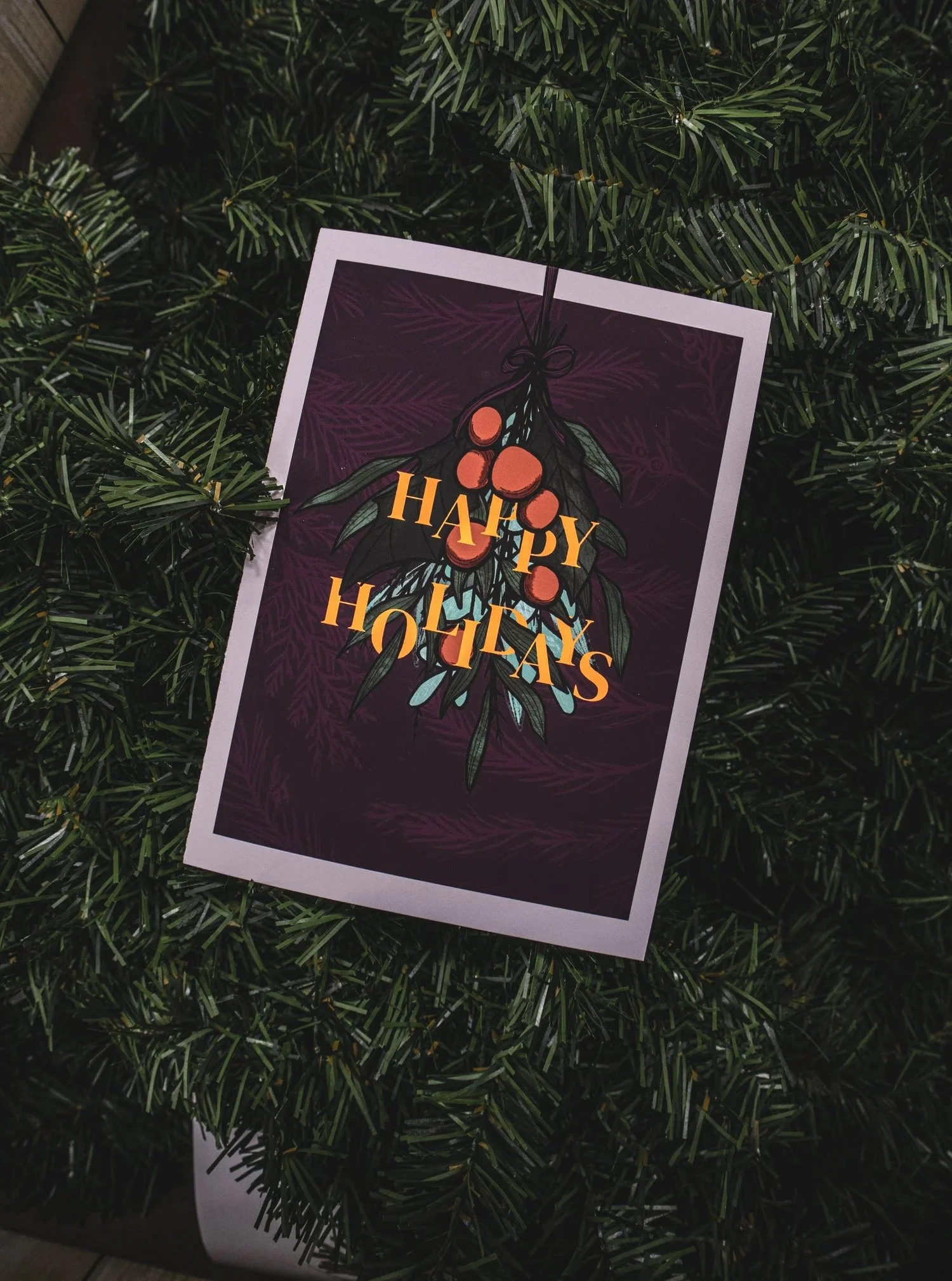 Mistletoe Card