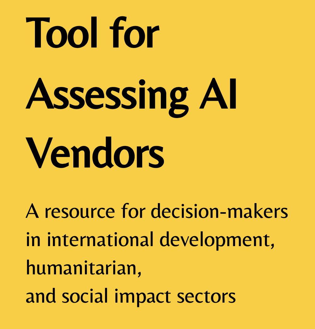 There is a lot of AI snake oil out there. Leaders are awash in pitches for AI solutions, but don't have the technical expertise to vet them. This assessment tool gives decision makers a structured way to evaluate AI vendors, covering everything from 