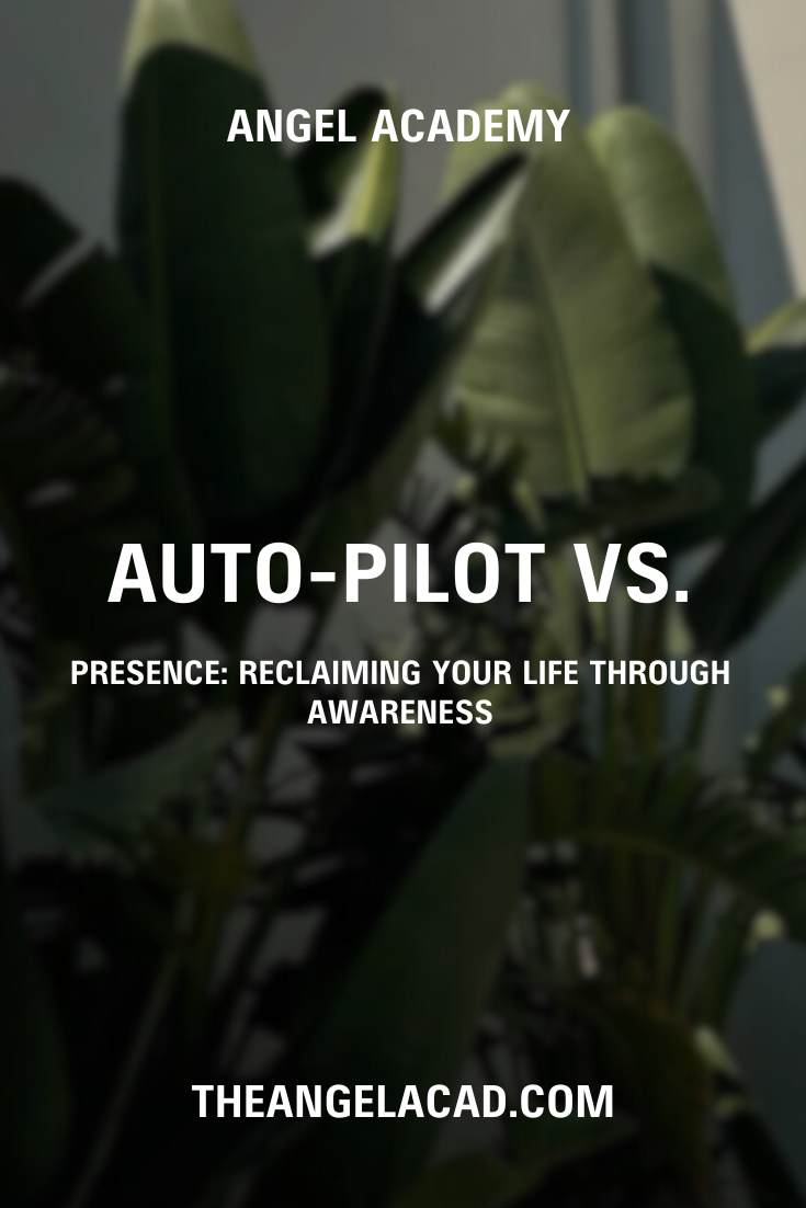Auto-Pilot vs. Presence: Reclaiming Your Life Through Awareness
