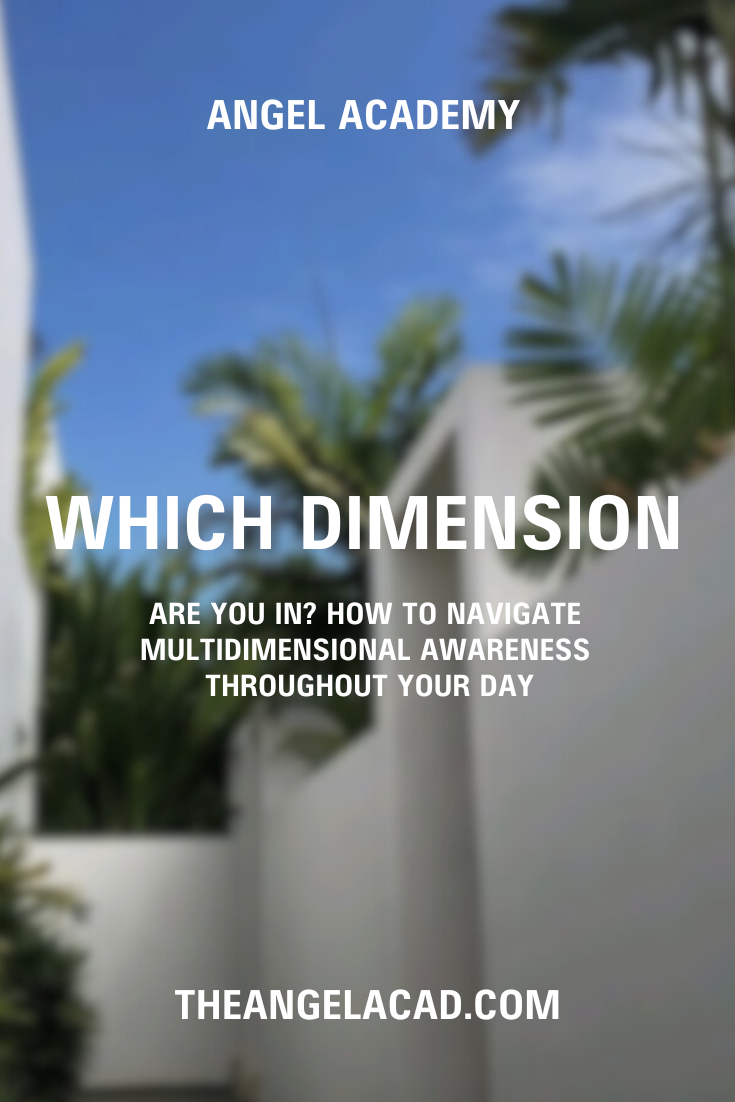 Which Dimension Are You In? How to Navigate Multidimensional Awareness Throughout Your Day