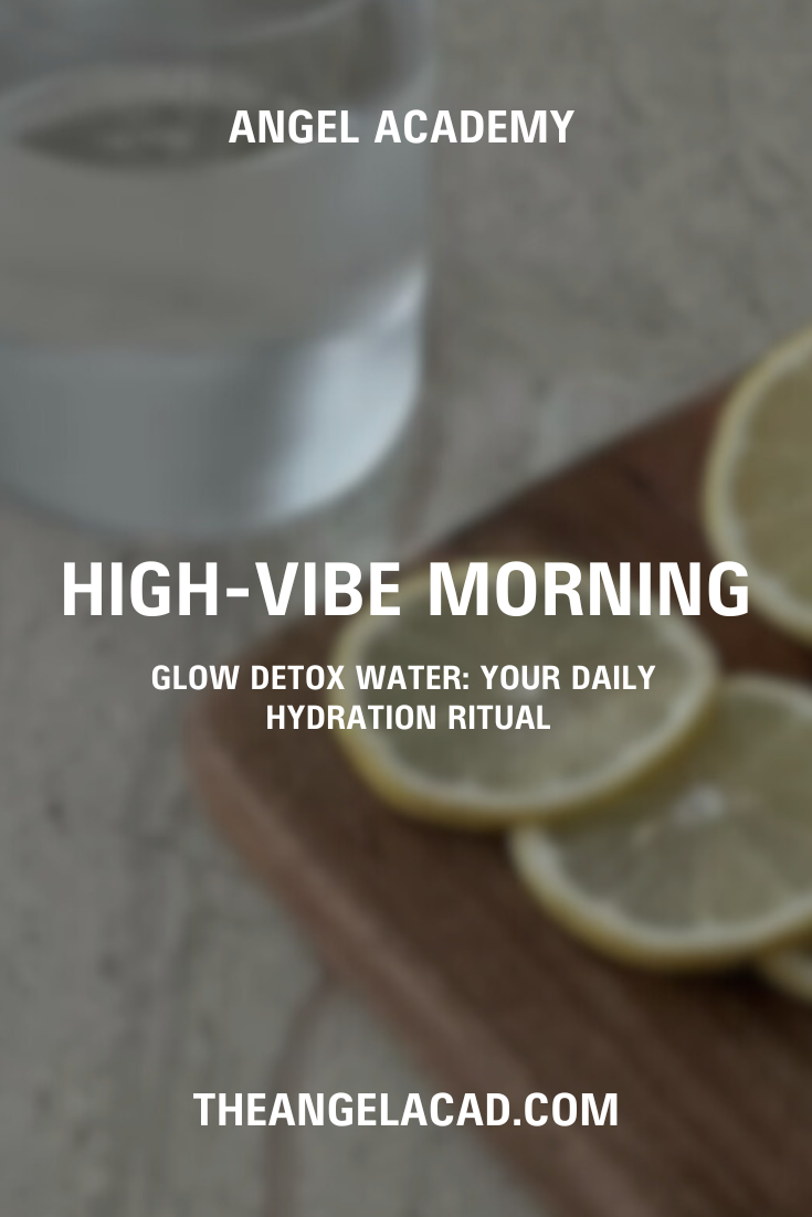Morning Glow Detox Water: Your Daily Hydration Ritual