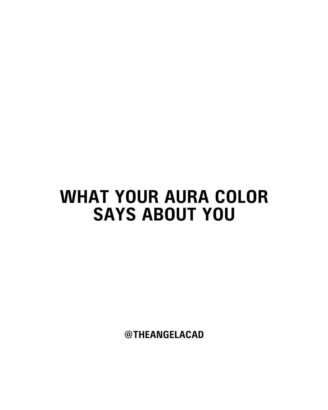 What&rsquo;s the color of your aura right now?
Each shade holds a message. Swipe to see what yours might be saying 🤍