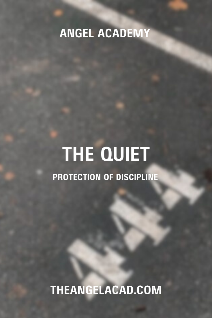 the quiet protection of discipline