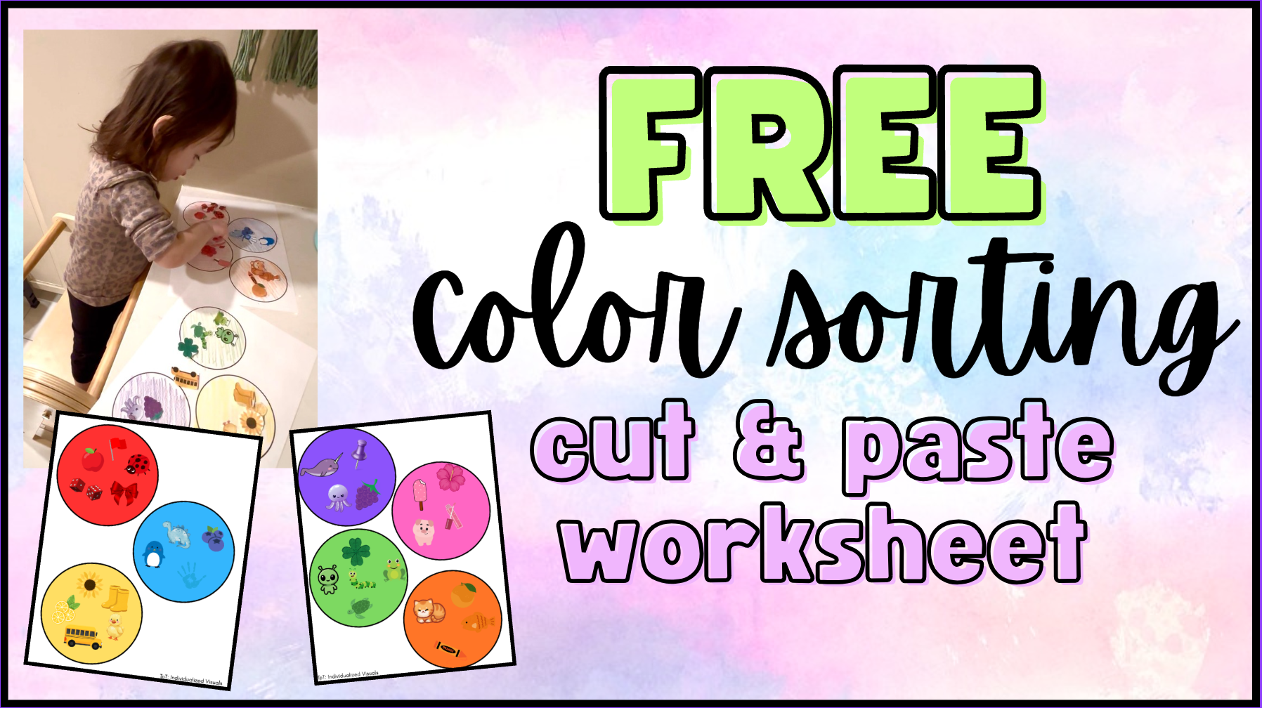 Color Sorting Worksheet