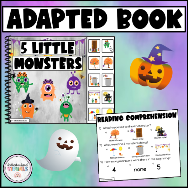 5 Little Monsters Halloween Song Activity