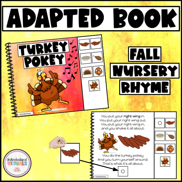 Turkey Hokey Pokey Song Activity for Special Education