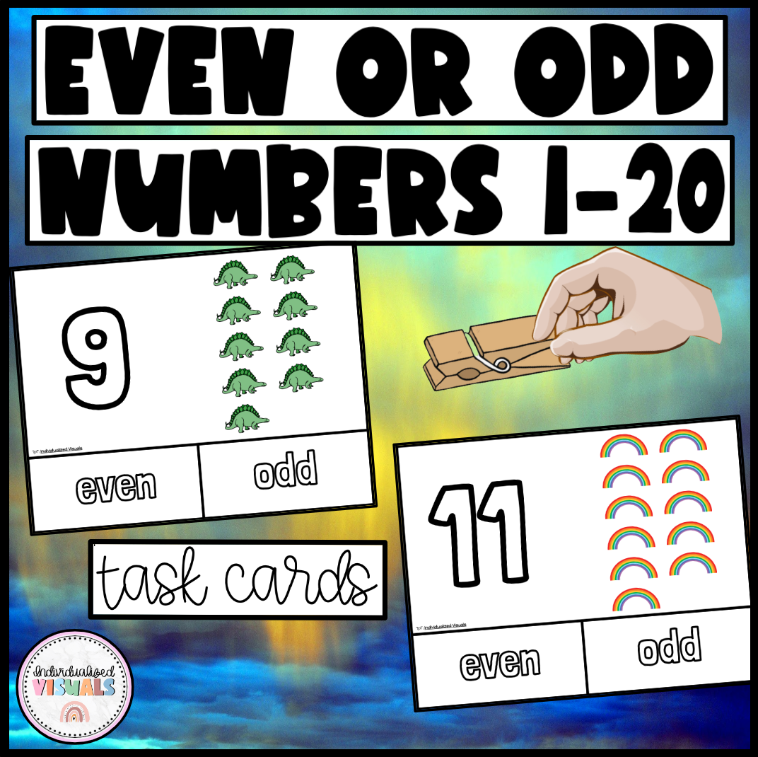 Even or Odd Numbers Activities for Special Education (Copy)