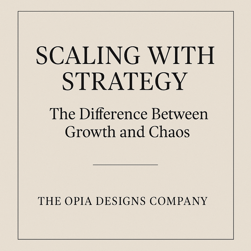 Scaling with Strategy: The Difference Between Growth and Chaos