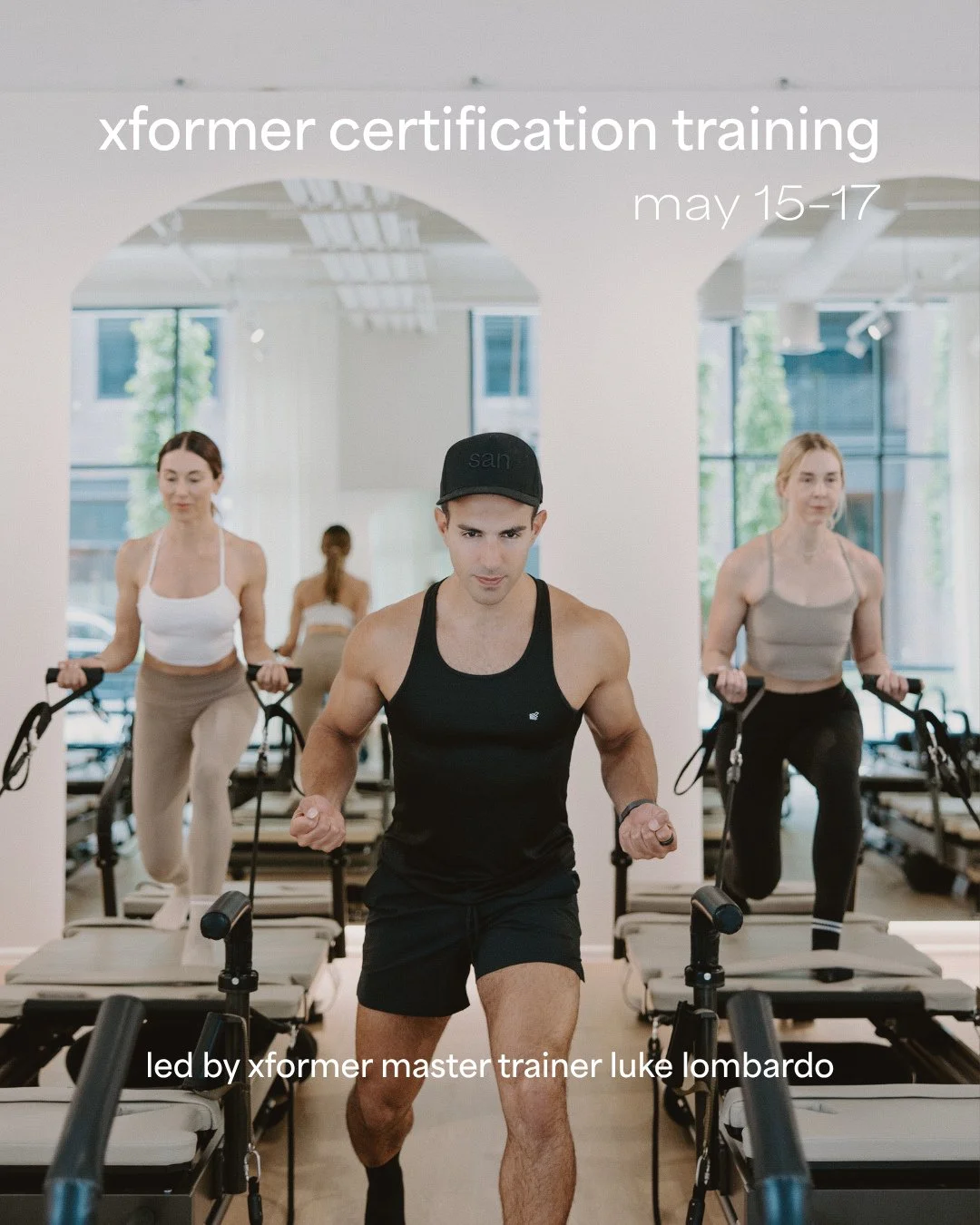 Train with Xformer Master Trainer @lucaspaul 

This 3-day Xformer Master Training is designed to build a strong foundation in anatomy, cueing, and athletic pilates on the Xformer, paired with hands-on teaching and intentional programming.

Includes c