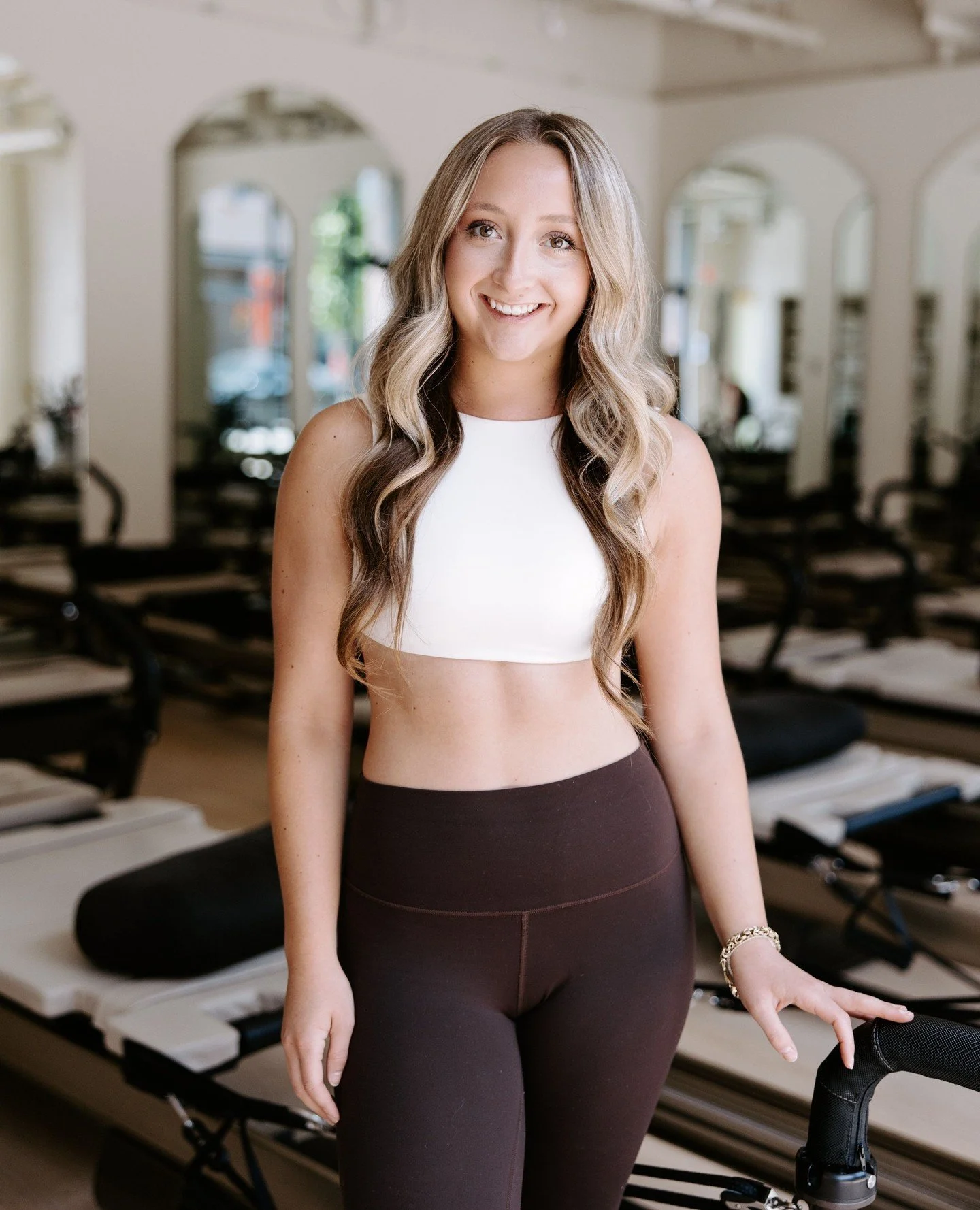 Meet Caroline 🤎⁠
⁠
Caroline brings an energetic and intentional presence to every class, creating a supportive yet challenging experience that helps clients build strength and confidence.⁠
⁠
Drawn to san&rsquo;s elevated approach to movement, she&rs