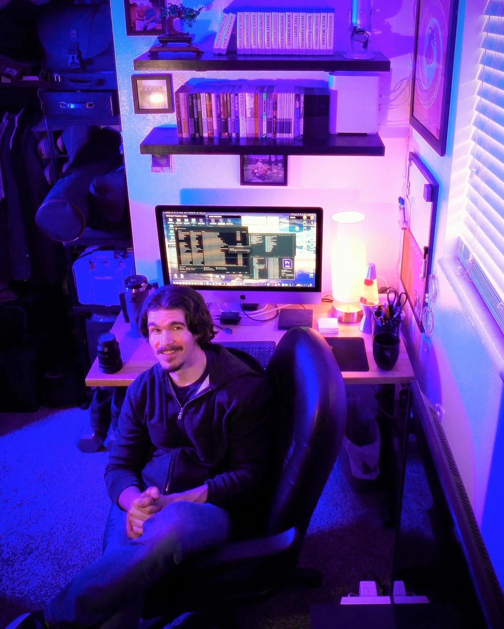 So this is where I spend all the time when we&rsquo;re not shooting. My humble edit station has served me well these past six months! Of course I have ambitions for a multi-screen setup with 5.1 and all the extras, but I&rsquo;m grateful for the tool