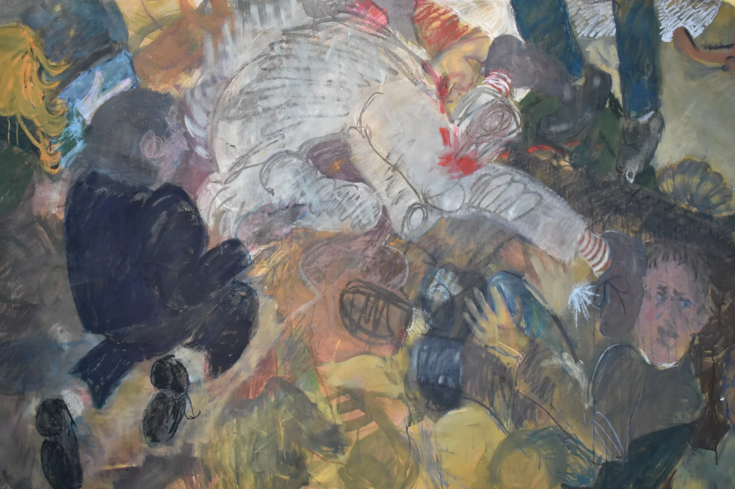 Horse in the orchestra pit (detail)