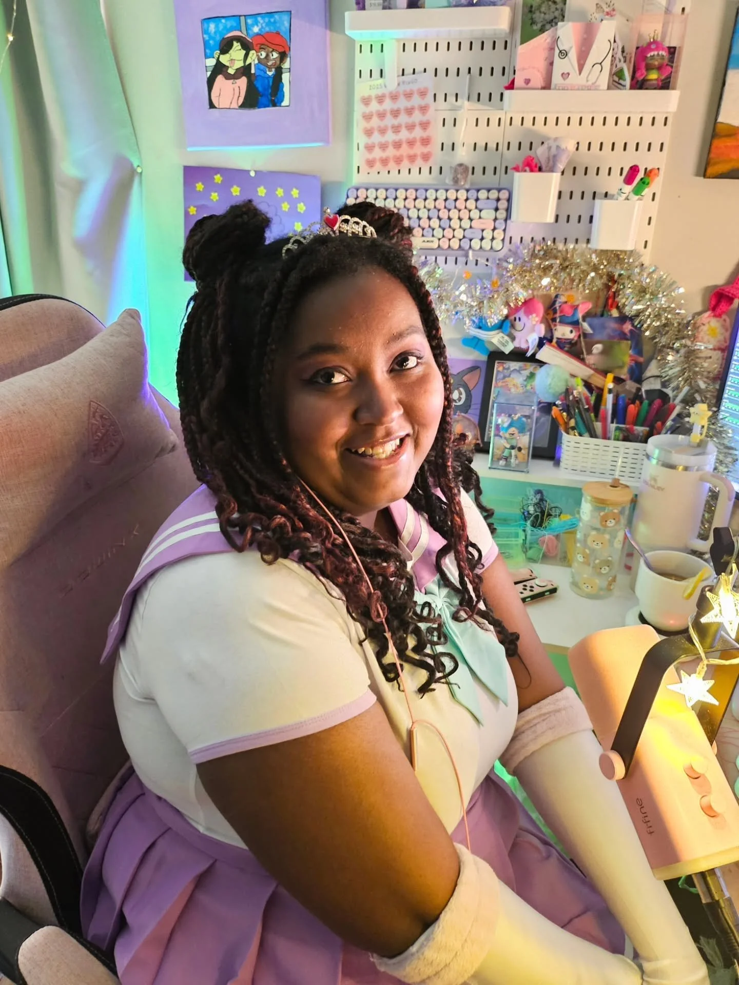 tysm for 10 years of content creation with you &amp; 7 years of those being on Twitch 💗 here's to many more, thank you for all the support! 🌷💕