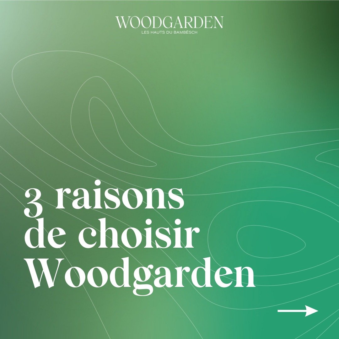🏡 Pourquoi choisir Woodgarden ?

1️⃣ Proximit&eacute; : Vivez &agrave; seulement 5 minutes de Luxembourg-ville, avec commerces, &eacute;coles et services essentiels &agrave; deux pas de chez vous.

2️⃣ Calme : Vivez au c&oelig;ur de la for&ecirc;t d