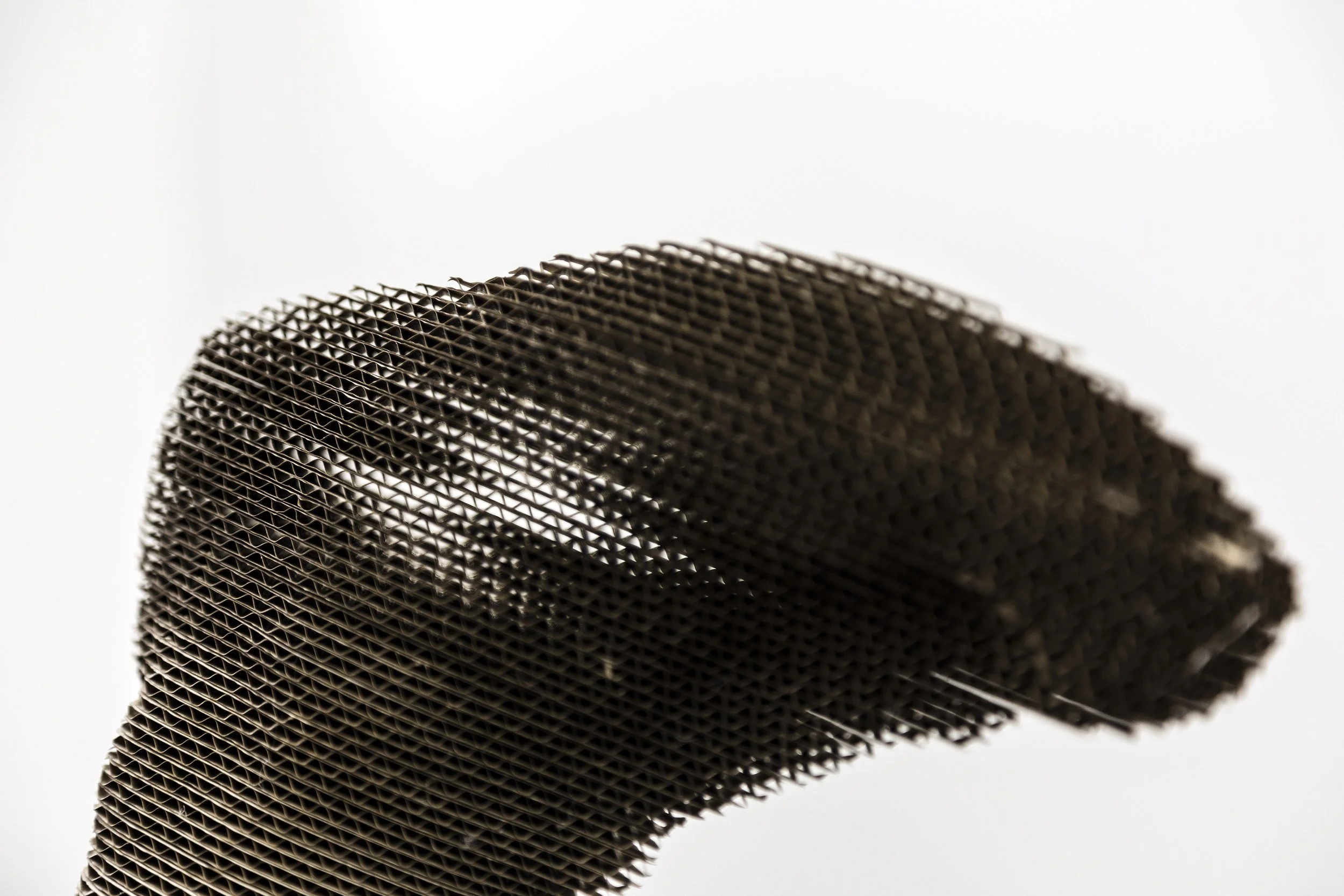 'Headstand' (2017), Cardboard. 148(H)x119(W)x120(D)cm. Private Collection.