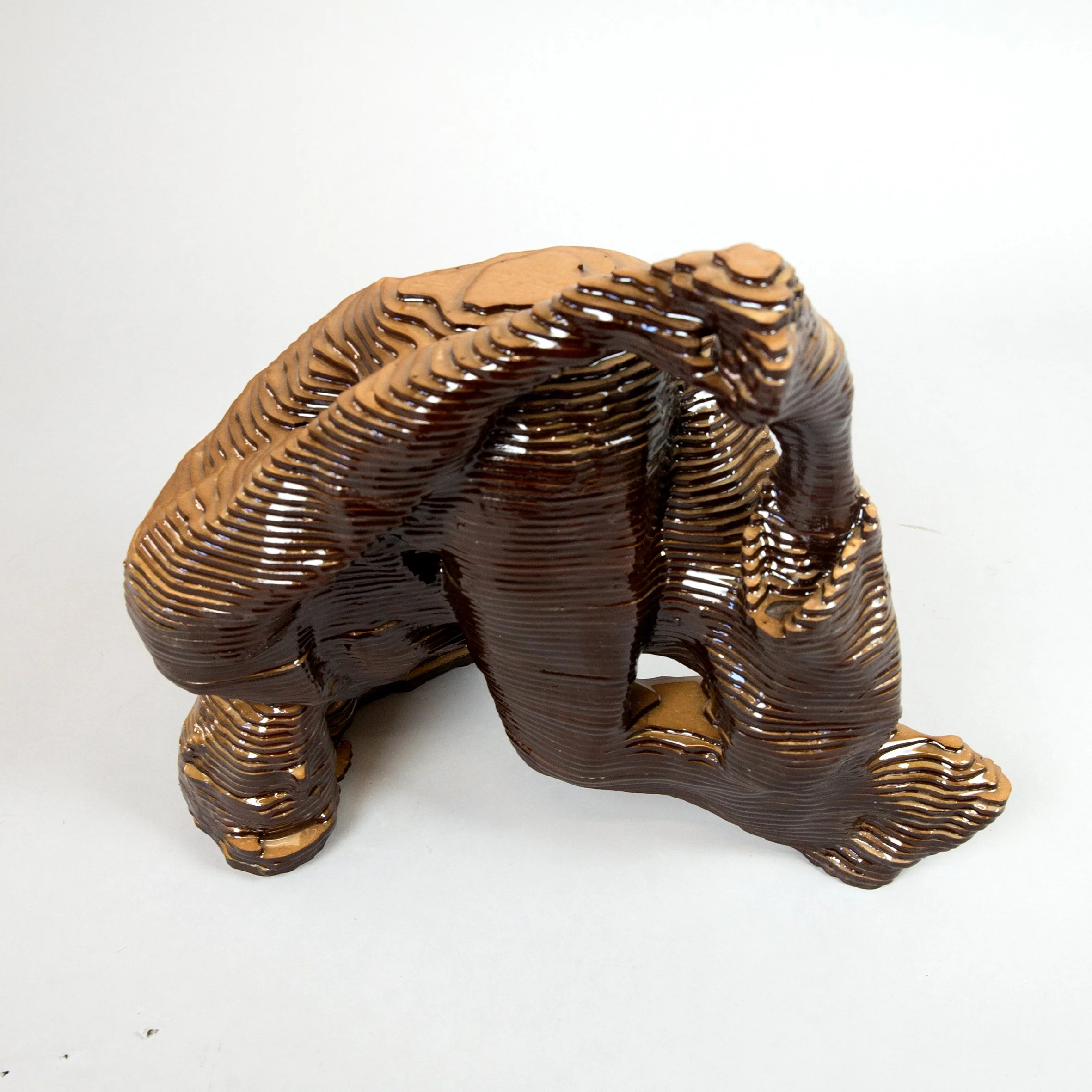 'Door Stopper' (2021), MDF & Resin, 34(H)x41(W)x24(D)cm.