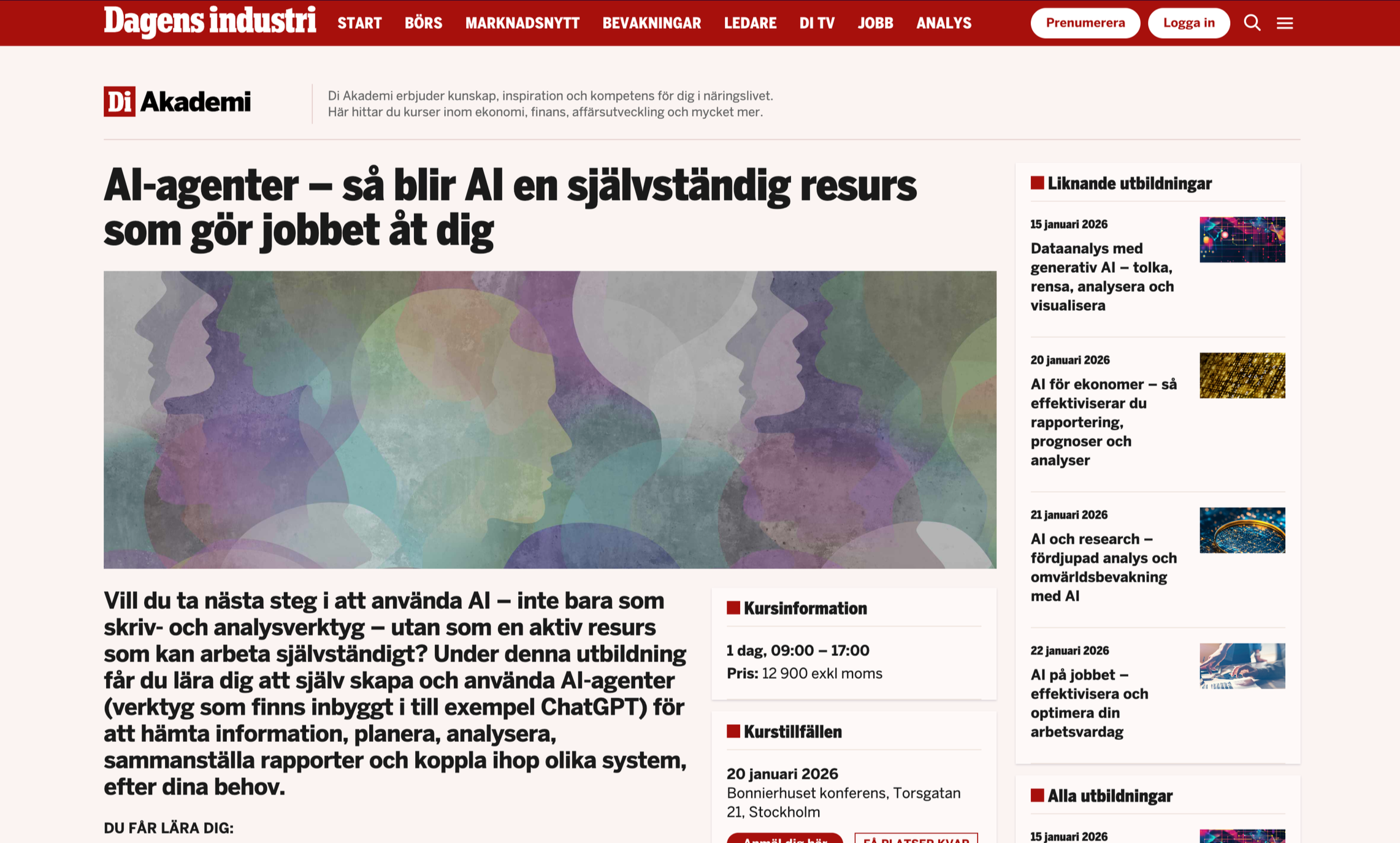 Bonnier Akademi - Kurs