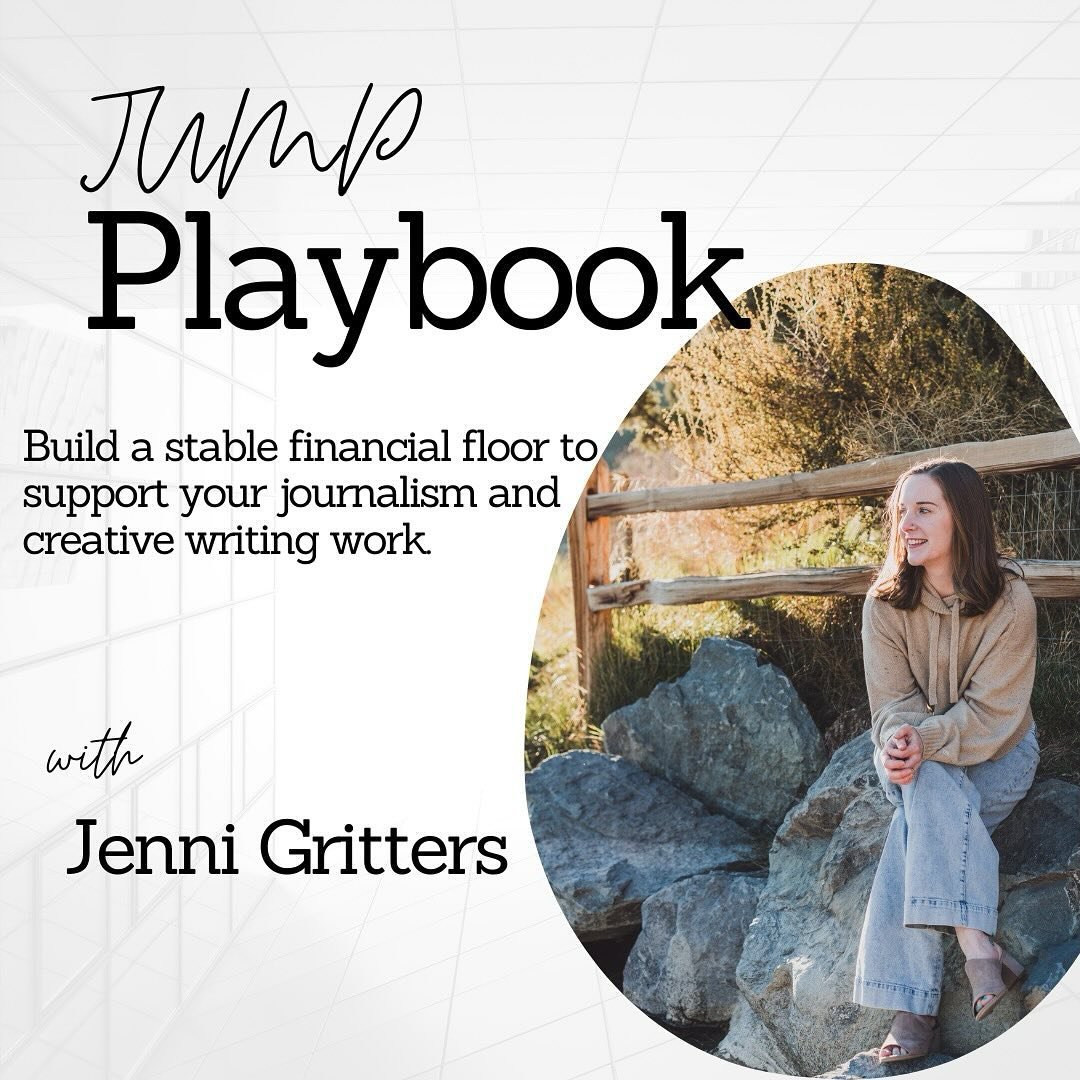 Two months ago, I taught the JUMP Playbook, a masterclass for journalists and creative writers who want to diversify their businesses to support their craft. It was SO INCREDIBLE and has resulted in major shifts and wins for many of the 75+ attendees