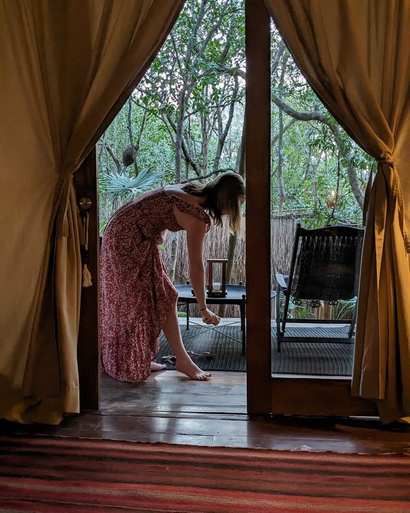 My husband caught me looking elegant last week, on vacation. When he sent me the photo, I just stared at it. I am rarely elegant in this season of life with young kids. I rarely have the time to get completely ready, let alone put on a beautiful dres