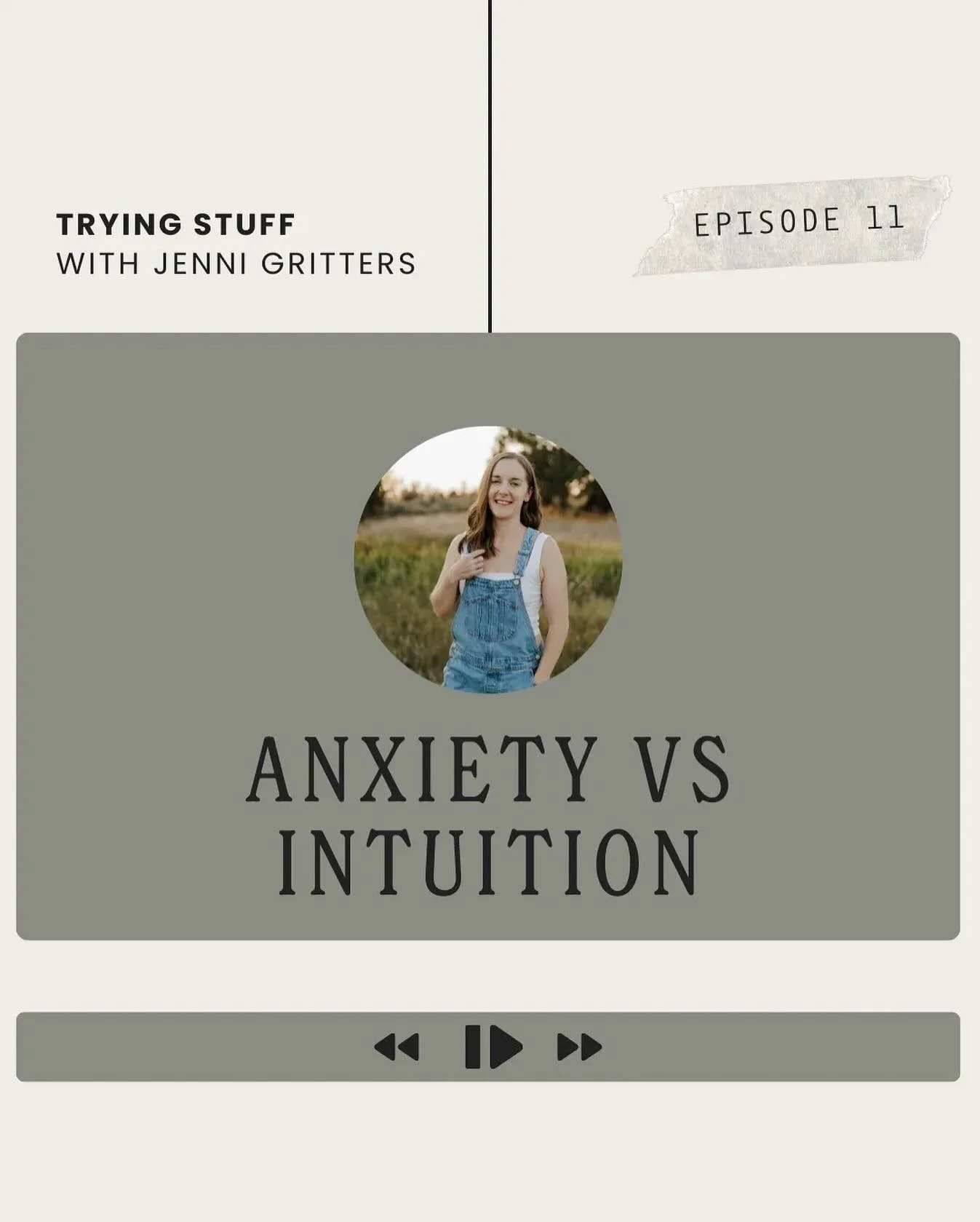 🎙️ podcast alert! 🎙️

Today&lsquo;s episode gets us into conditioning, anxiety&rsquo;s &ldquo;job,&rdquo; how to tell if you&rsquo;re afraid or being guided away from something, and the nuances of intuition. Comment PODCAST if you&rsquo;re not a su