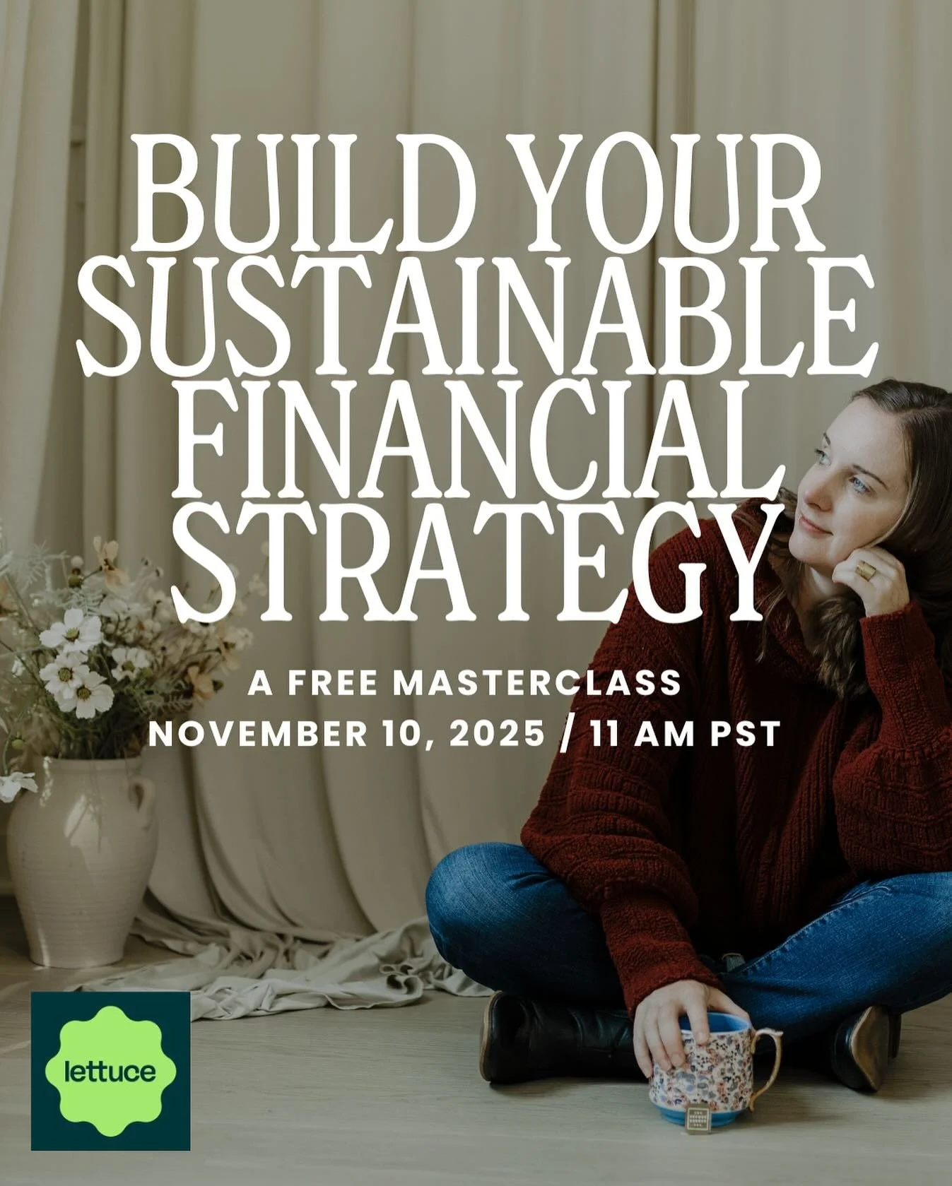 🎃 Free masterclass alert! 🎃 

On November 6th, my favorite partner brand, @joinlettuce, is hosting a&nbsp;Solo Summit&nbsp;full of incredible reflection and learning sessions for solopreneurs.

When you sign up for&nbsp;the Summit, I made a deal wi