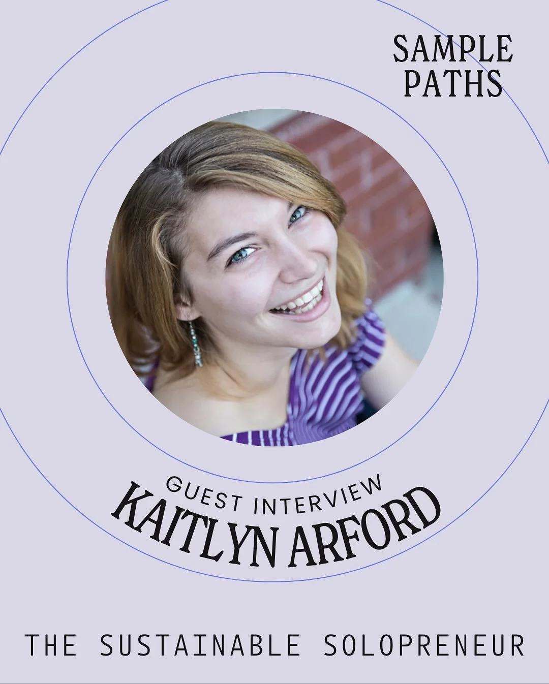 Today&rsquo;s Sample Paths interview is with a favorite media entrepreneur of mine: @kmarford. Kaitlyn started Opportunities of the Week back when I was starting my coaching business, and we&rsquo;ve run stride-for-stride ever since.

In our intervie
