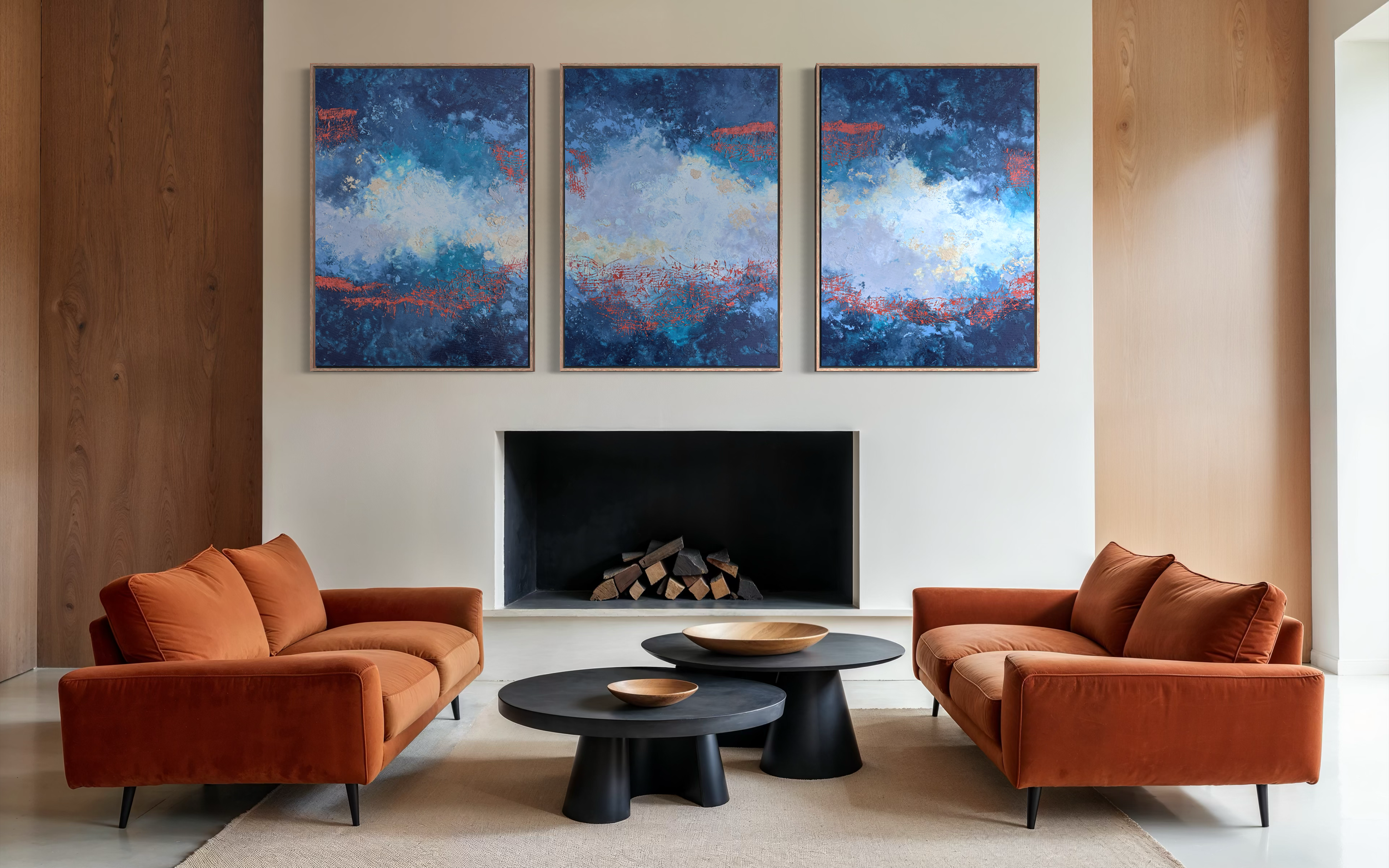 Swimming With the Light Triptych