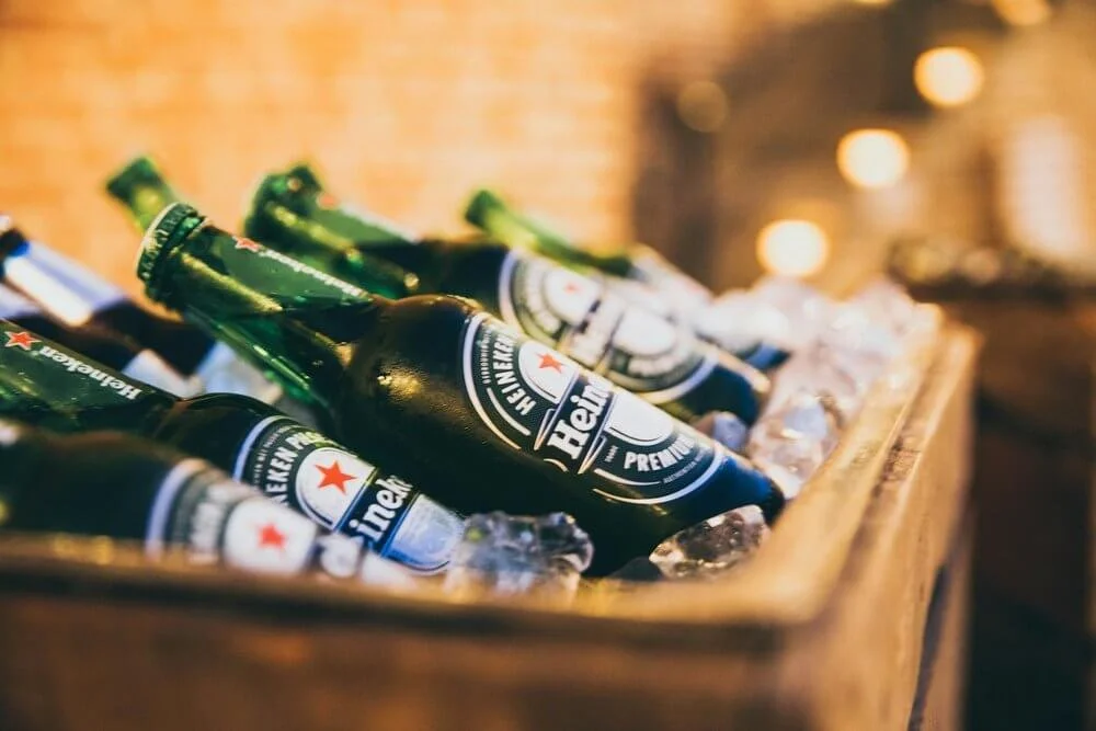 Ølflasker til konfirmationsfesten - Kølige ølflasker klar til konfirmationsgæsterne.