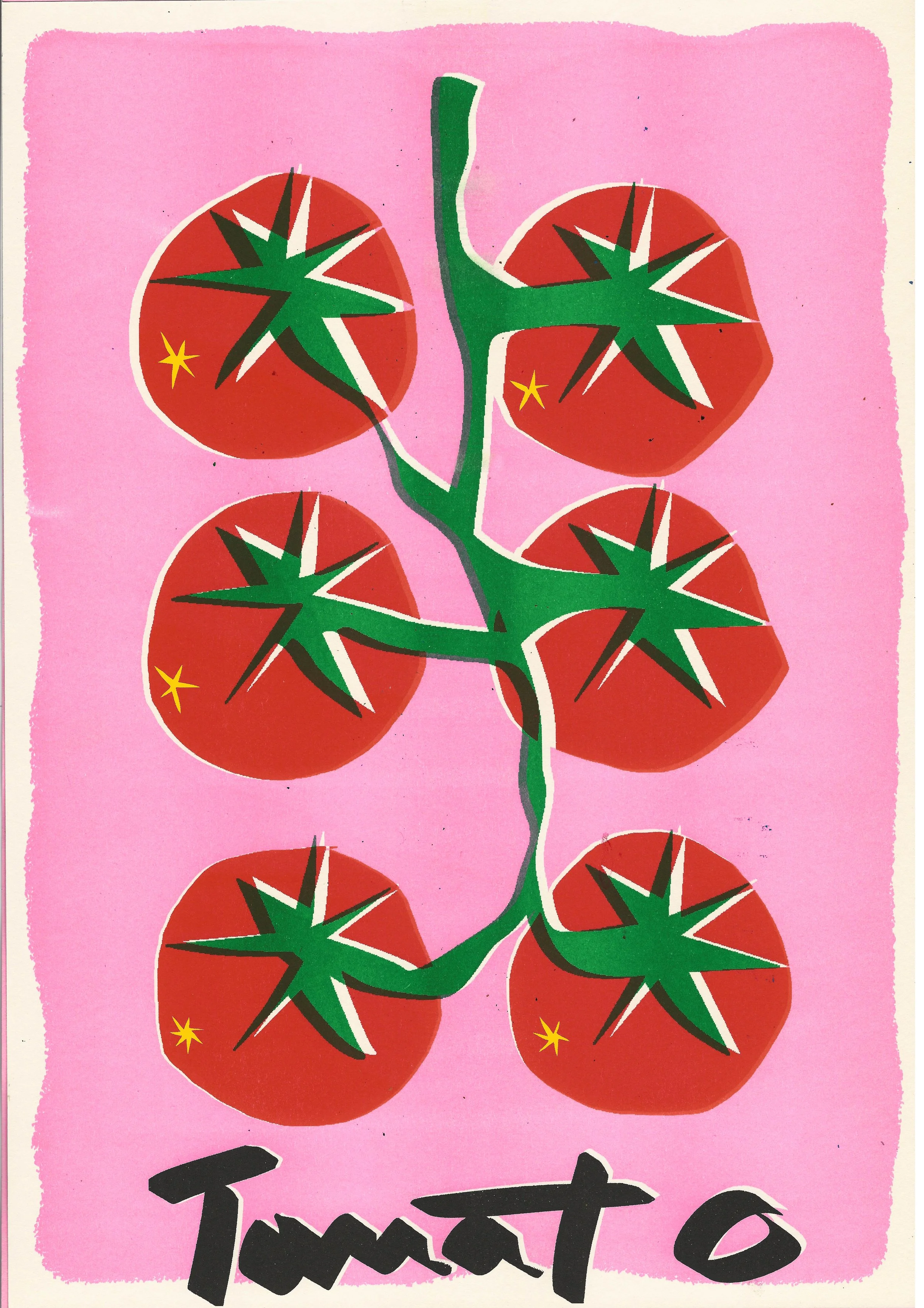 Tomato screenprint (2022)