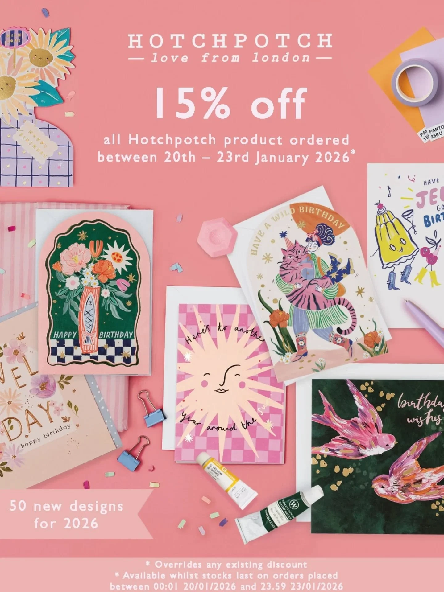 Hey all lovely stockists and trade customers!! We're participating in @faire_wholesale Market (offering 15% off all Hotchpotch products from 21st - 23rd January, plus Insider early access from tomorrow) but we are also extending this offer on our tra