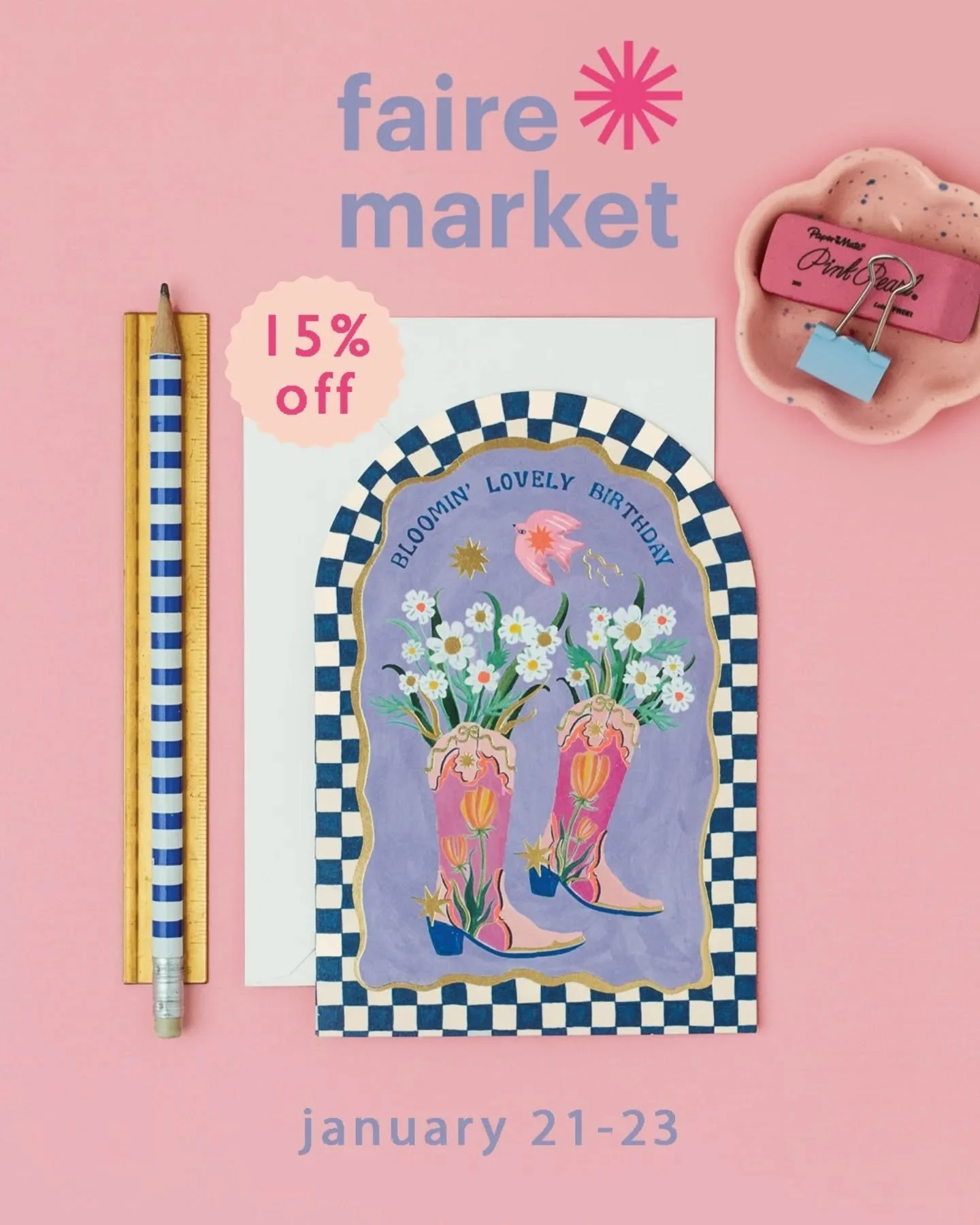 There's still time to make the most of @faire_wholesale Market where there's 15% off all Hotchpotch products until 23rd January ~ so go, go, go! We've added over 50 new designs in 2026 and if you're already an existing customer, don't forget to use t