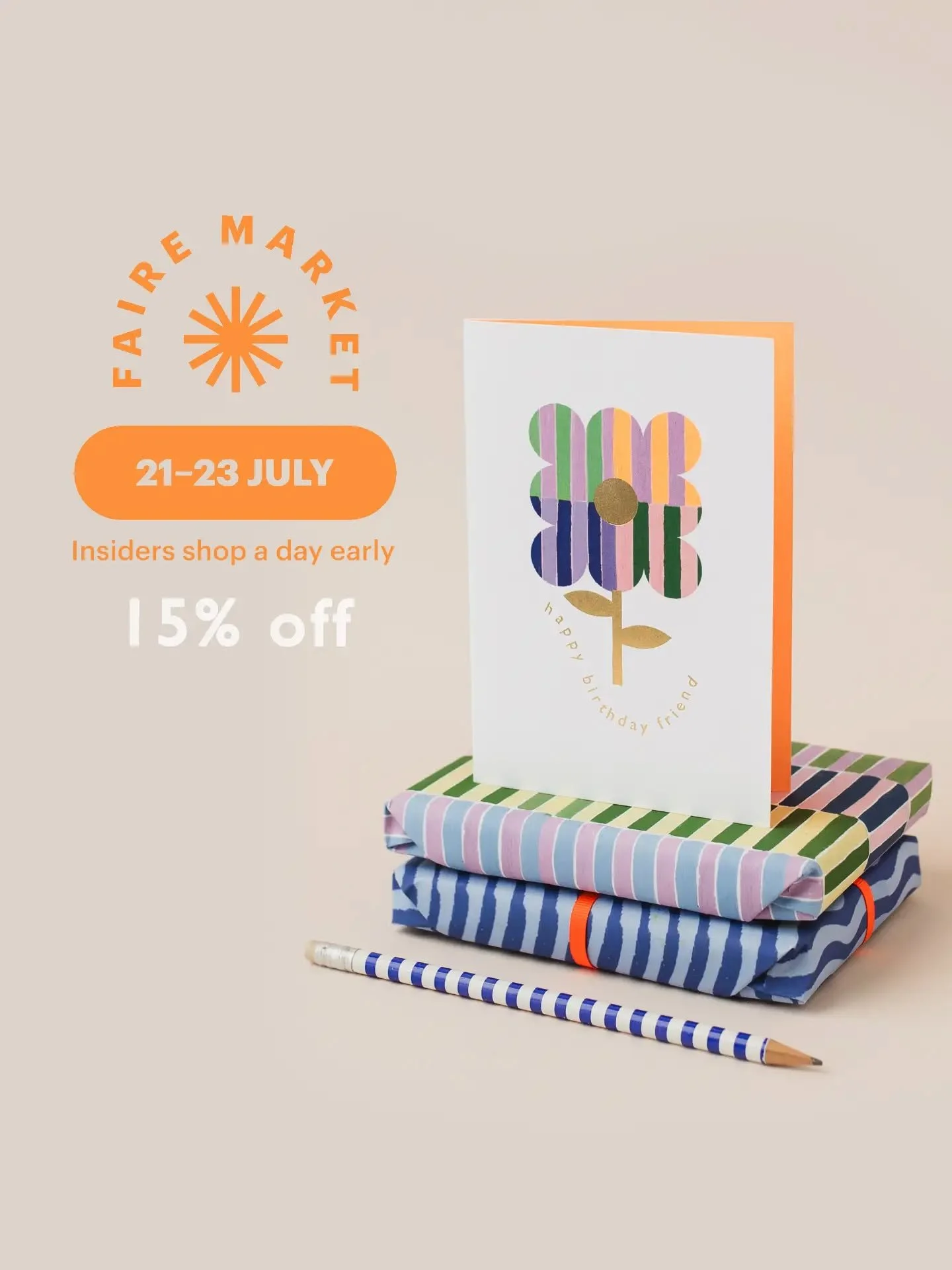 Hey all lovely stockists and trade customers!! We're participating in @faire_wholesale Market! There's 15% off all Hotchpotch products from 21st - 23rd July (plus Insider early access from 20th July) so get ready to go, go, go! We've added over 60 ne