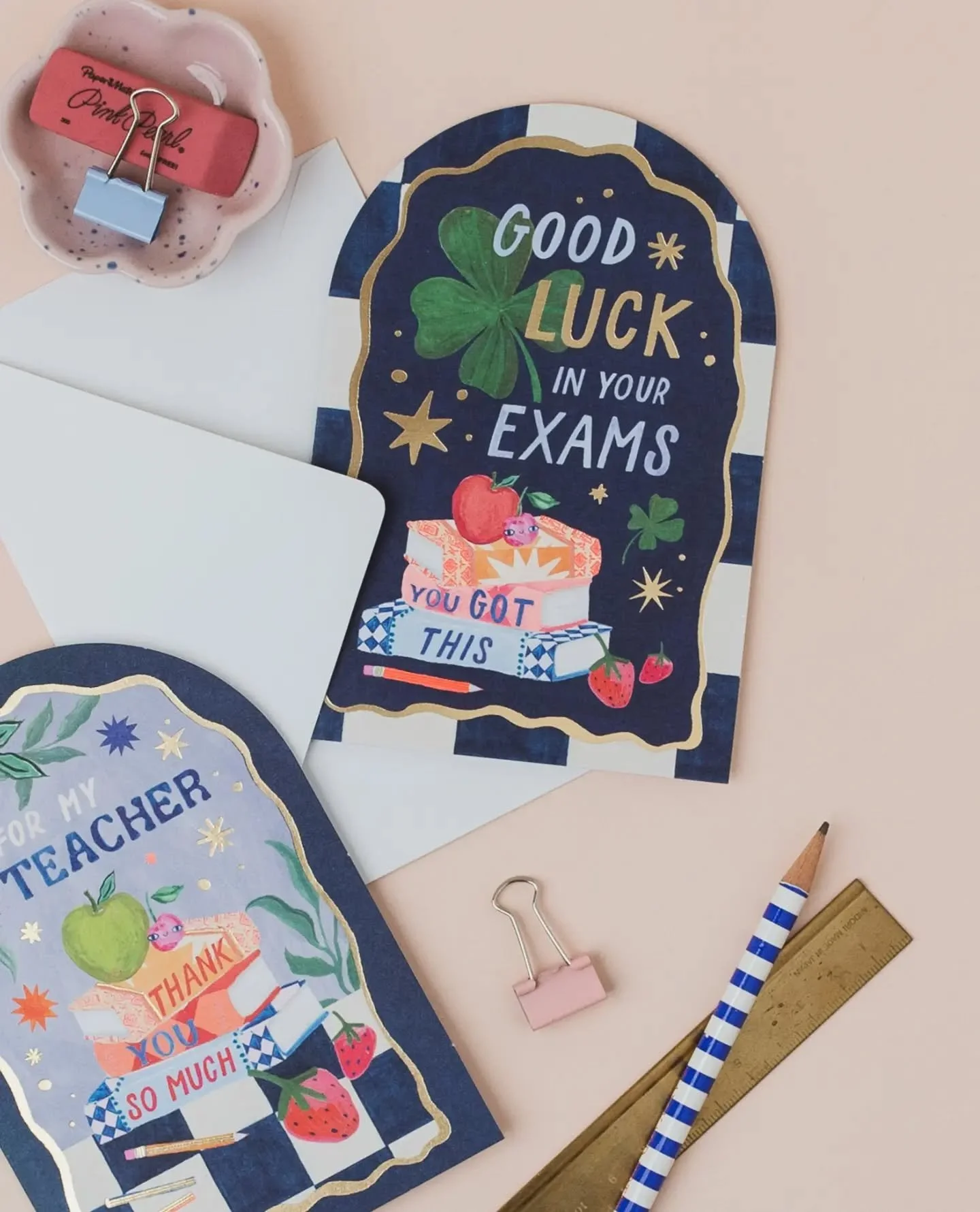Good luck to everyone waiting for their GCSE exam results tomorrow! 🍀
.
📷 @hollyboothstudio
.
Wholesale friends, you can find all our newness here:
www.cbgtrader.co.uk 
www.faire.com 
And selected designs are available to buy directly from us too ?