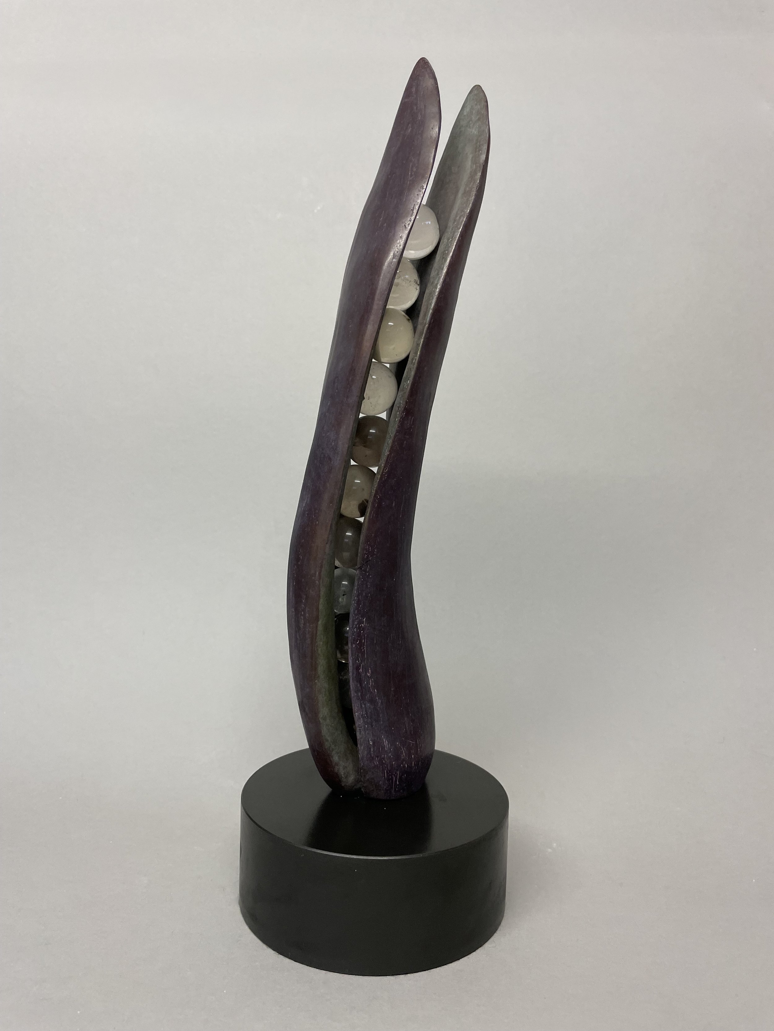  Seeds of Change III   
Bronze and Agate, Edition - 9, 31 x 6 x 6 cm