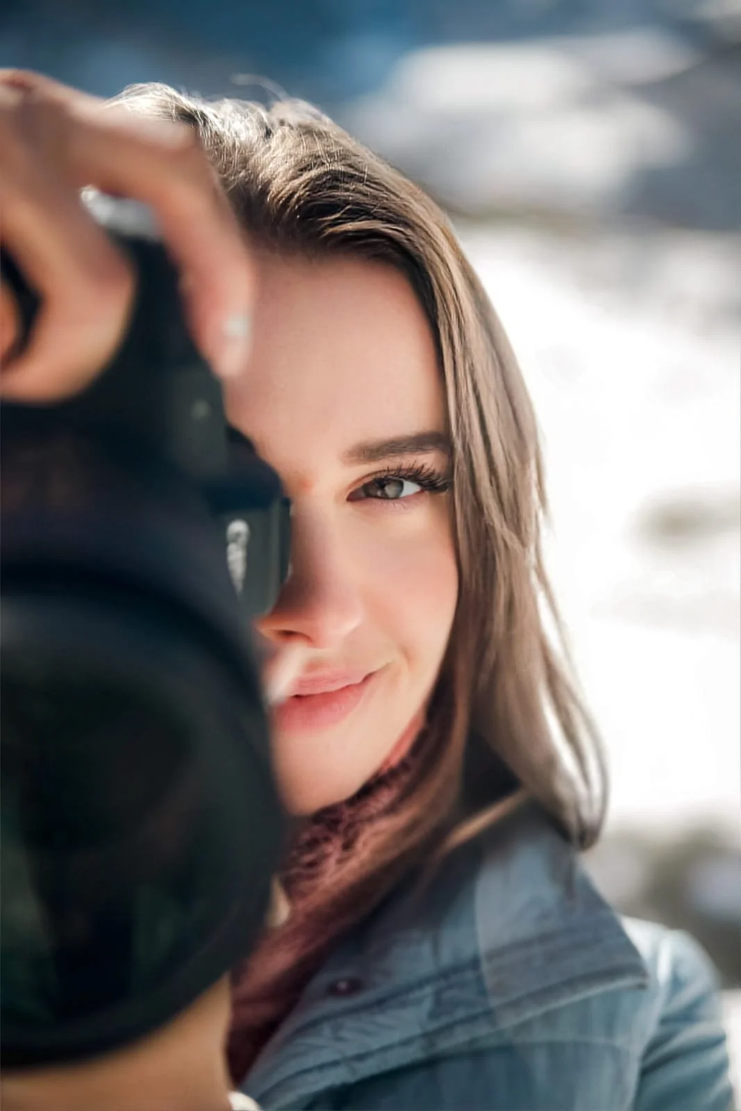 Portrait of photographer and visual storyteller Kasia Adamczyk in Switzerland