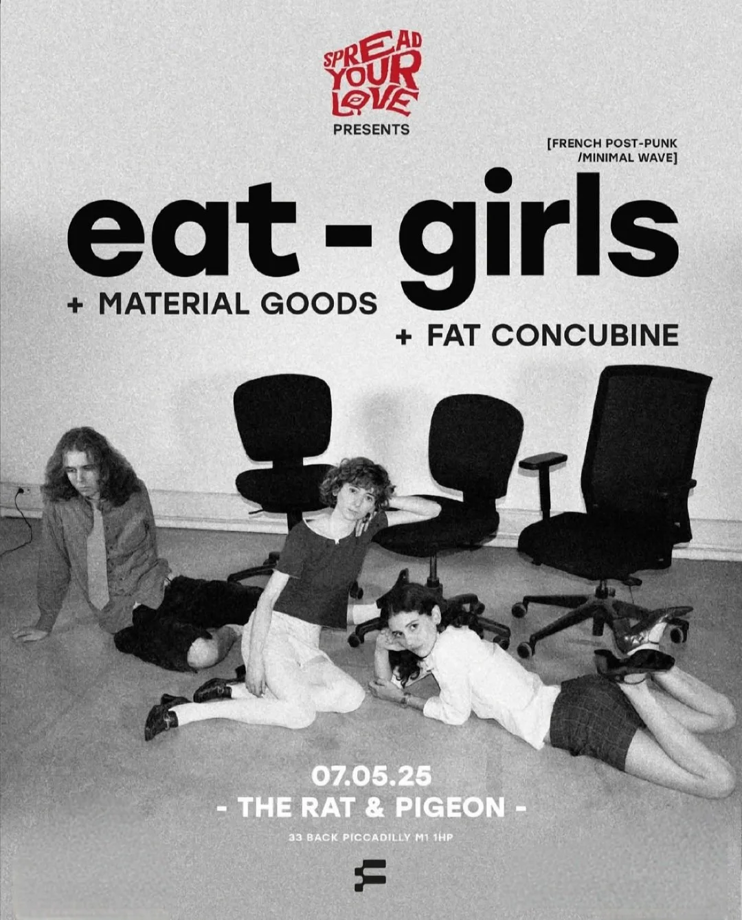SPREAD YOU LOVE PRESENTS... EAT GIRLS + MATERIAL GOODS